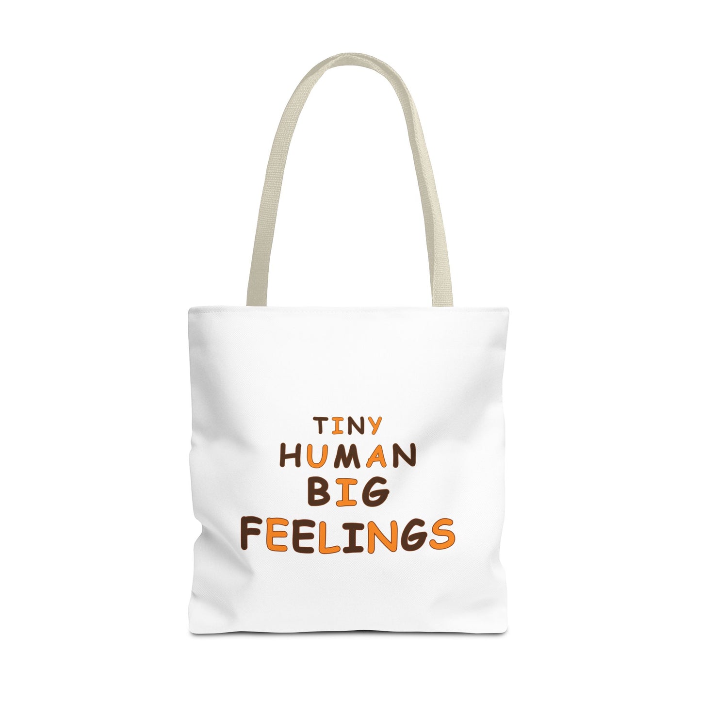 Teacher Tote Bag – Tiny Human Big Feelings Canvas Carryall
