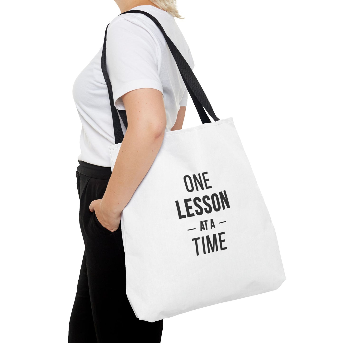 Teacher Gift Bags – One Lesson at a Time Inspirational Tote