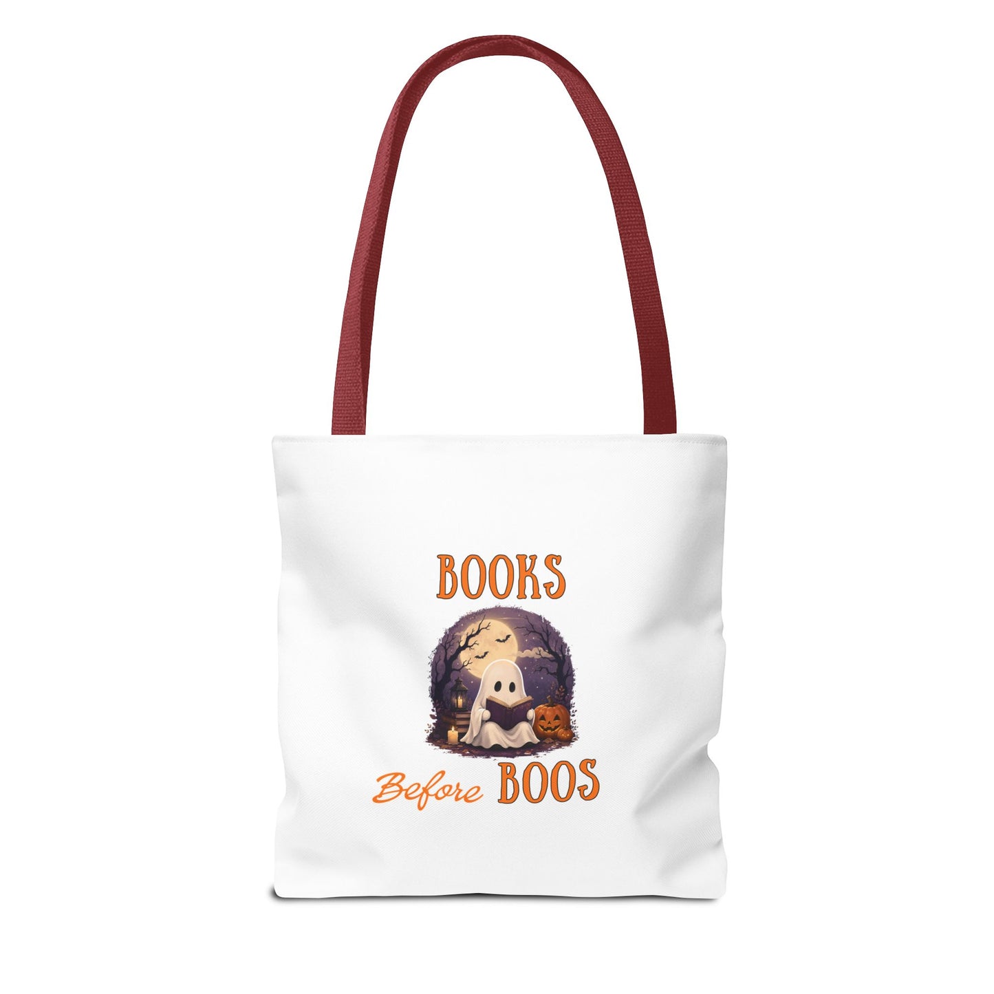 Halloween Tote Bag – Books Before Boos Book Lover Carryall