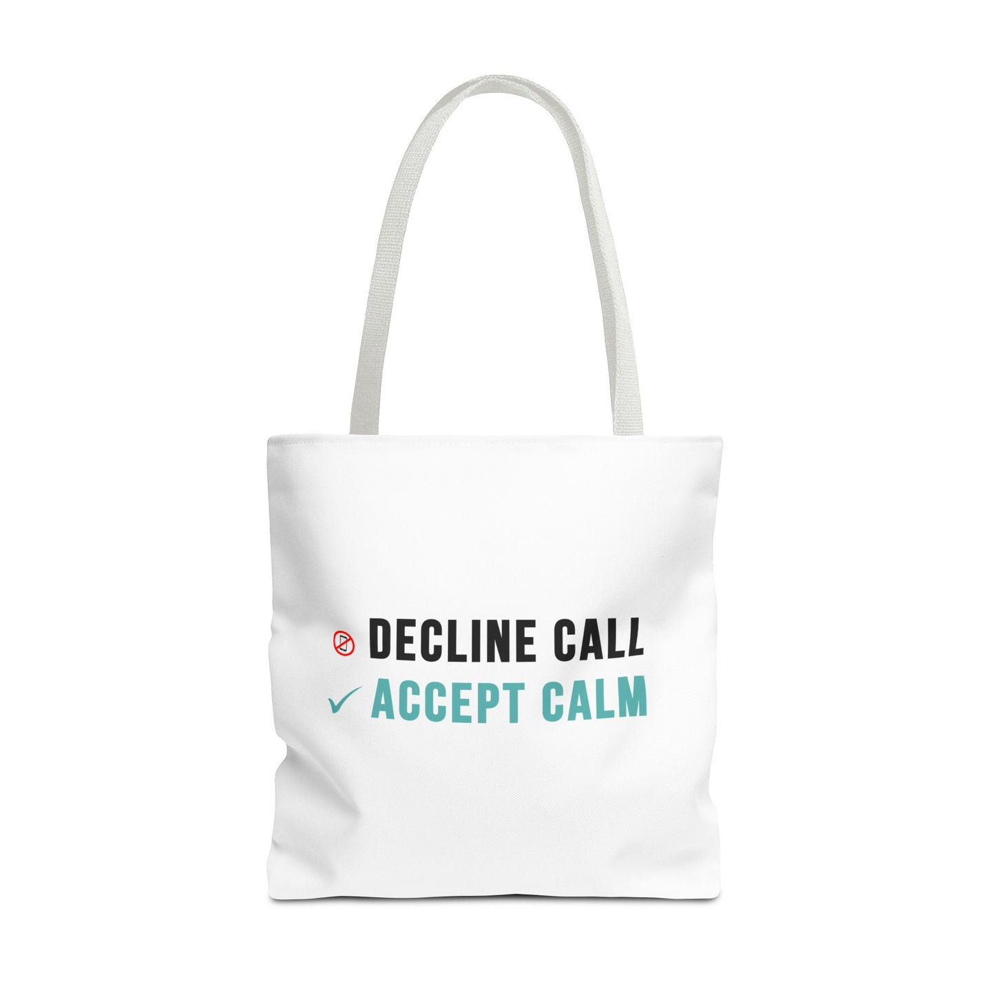 Wellness Tote Bag – Decline the Noise, Carry the Calm