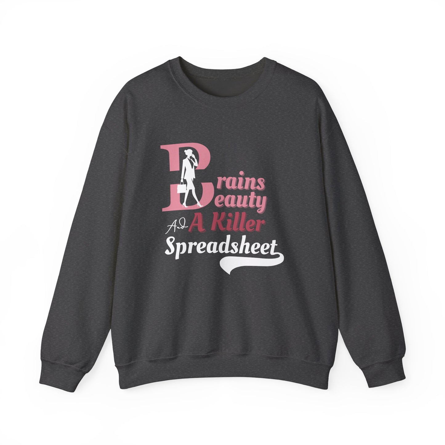 Boss babe sweatshirt - dark heather