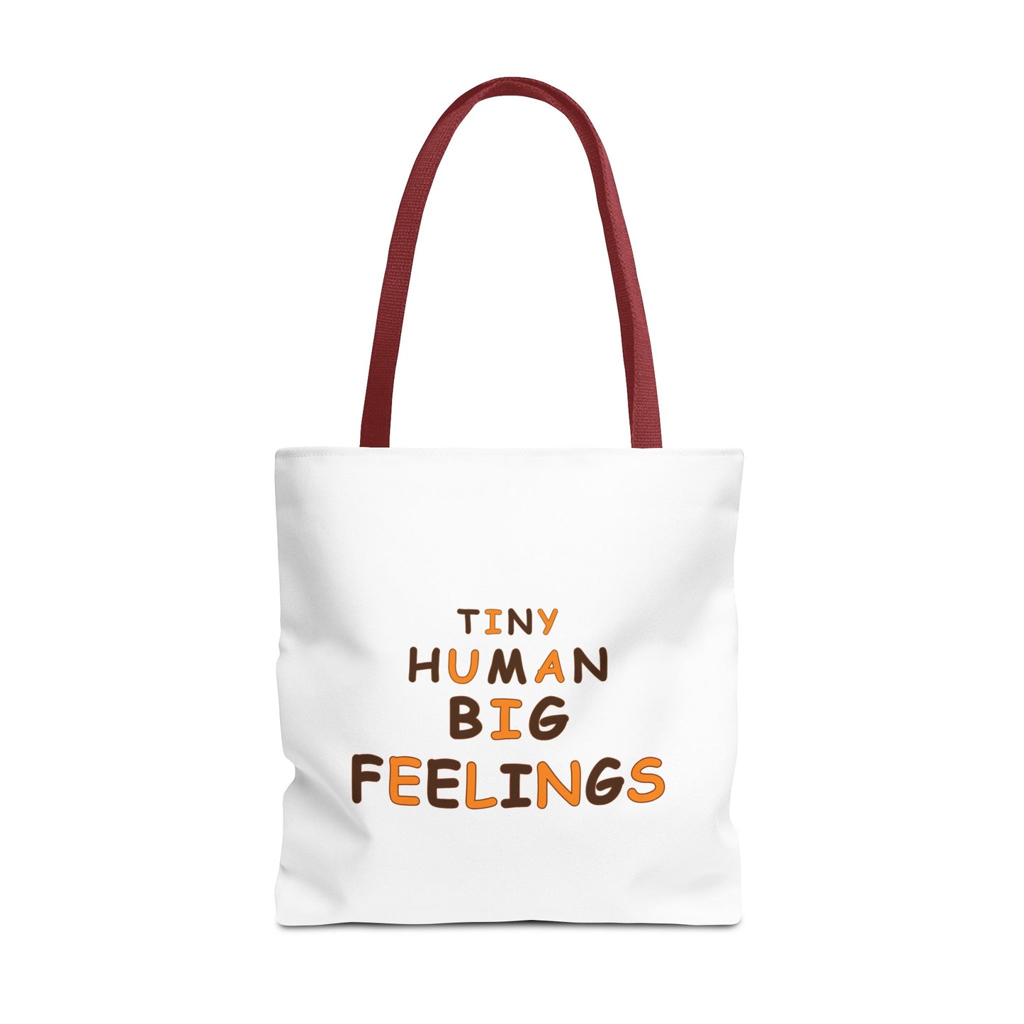 Teacher Tote Bag – Tiny Human Big Feelings Canvas Carryall