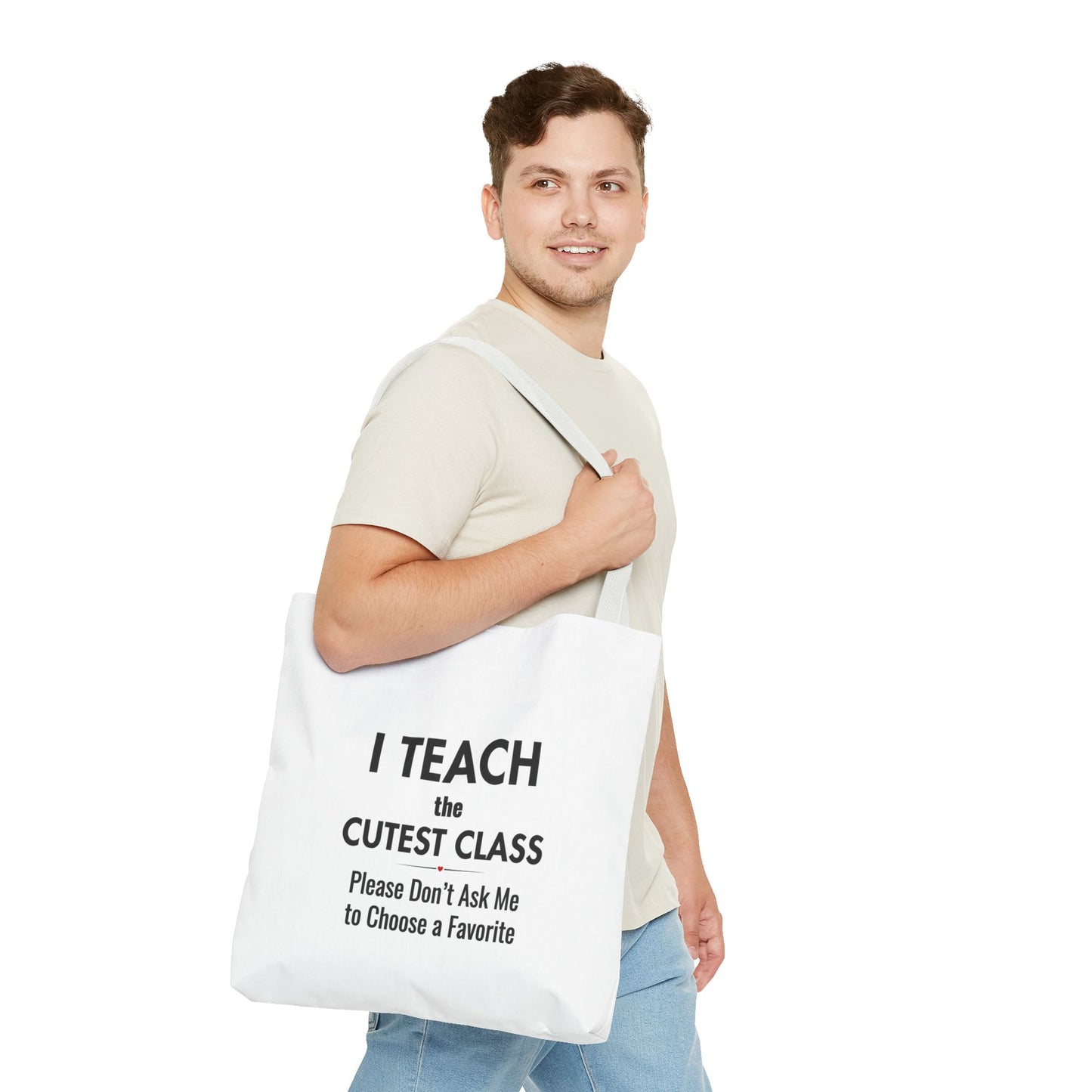 Teacher Canvas Bag – I Teach the Cutest Class Tote
