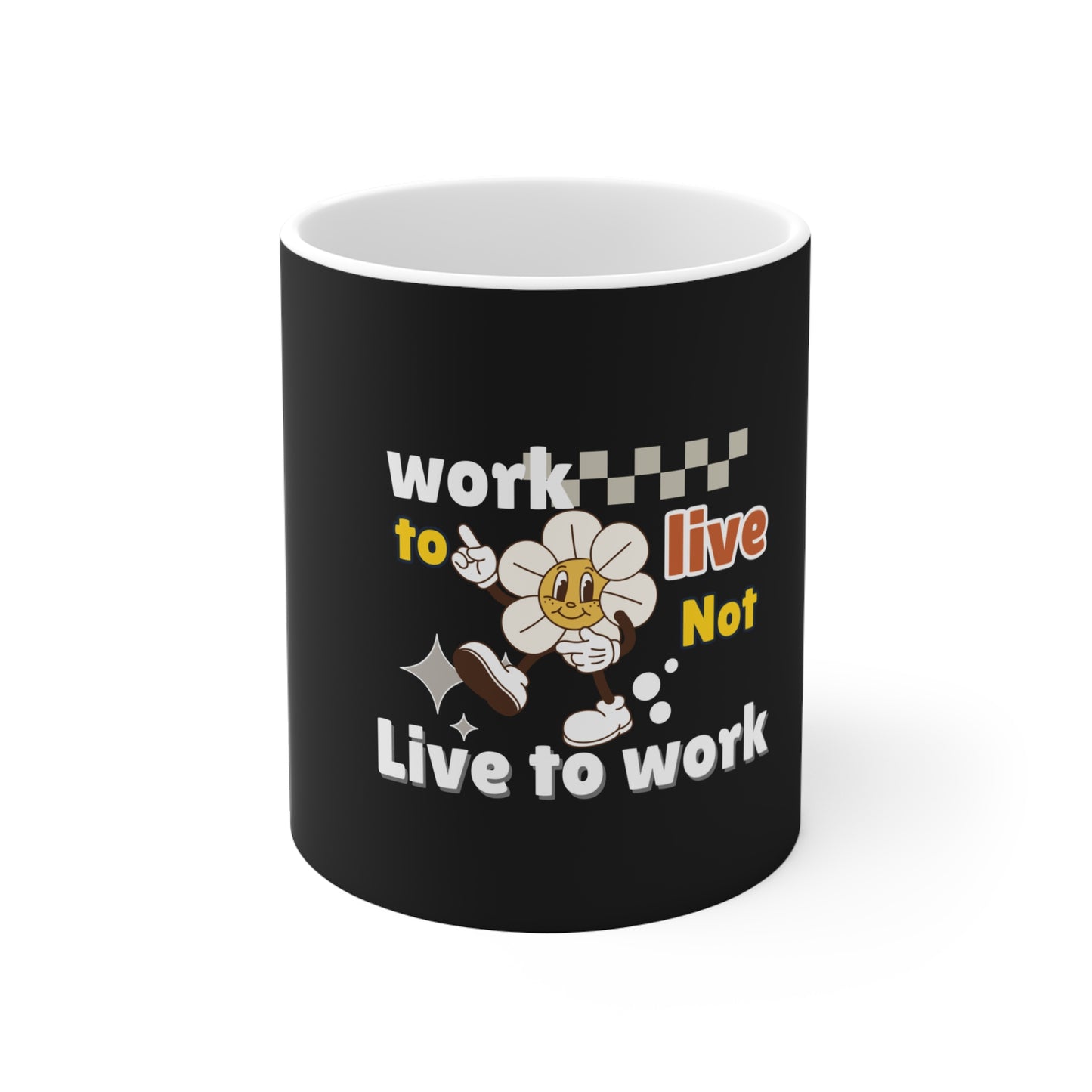 Motivational ceramic mug - Closeup