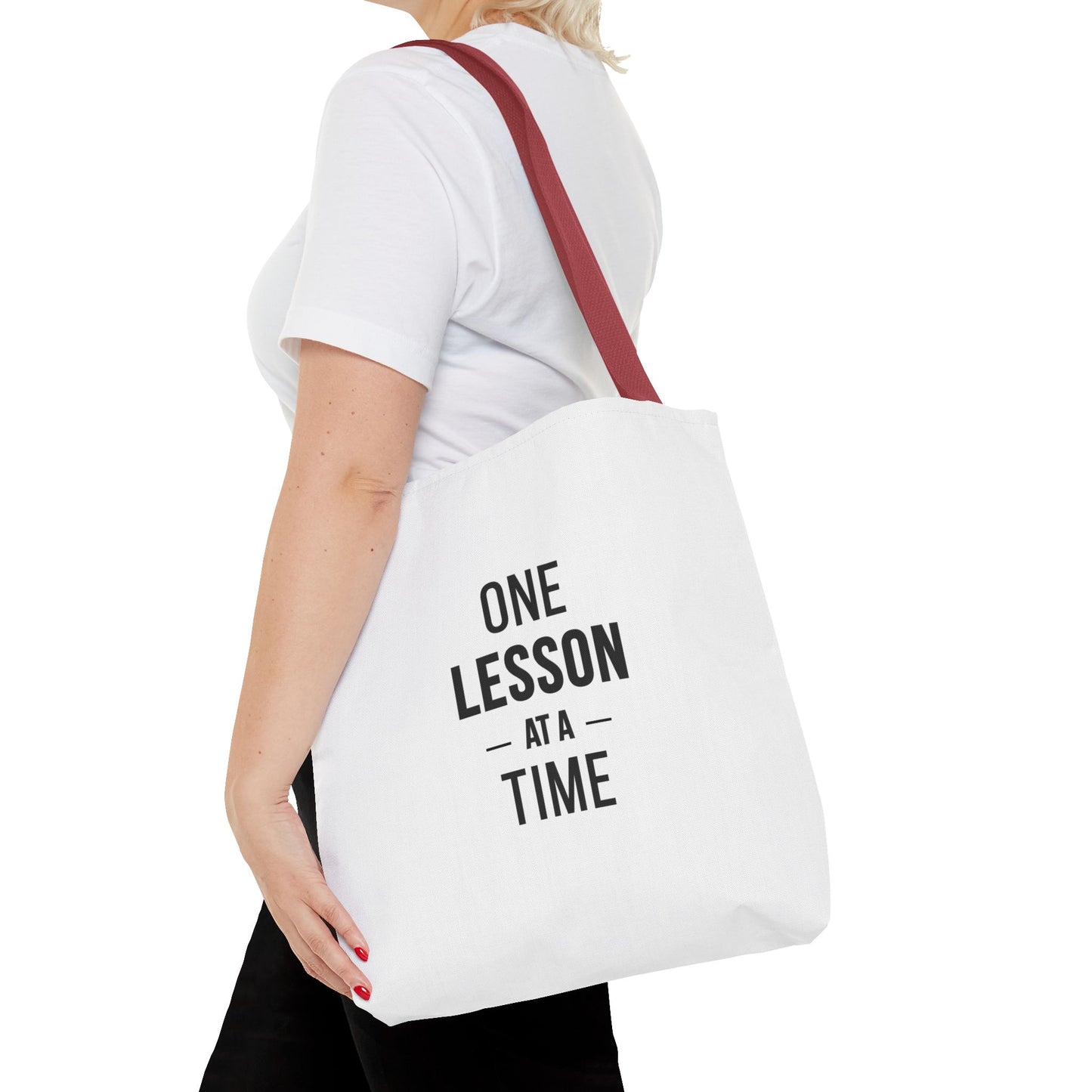 Teacher Gift Bags – One Lesson at a Time Inspirational Tote