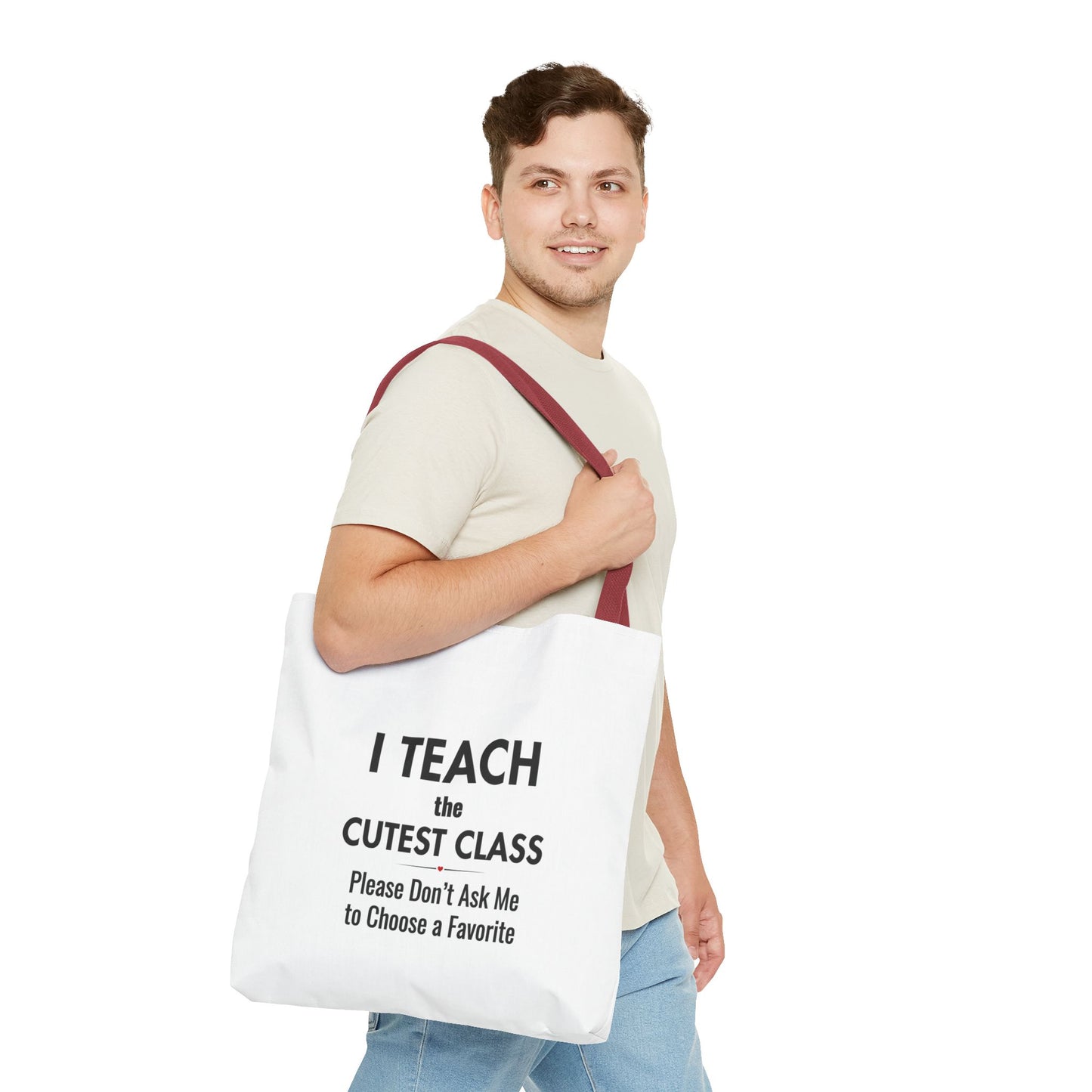 Teacher Canvas Bag – I Teach the Cutest Class Tote