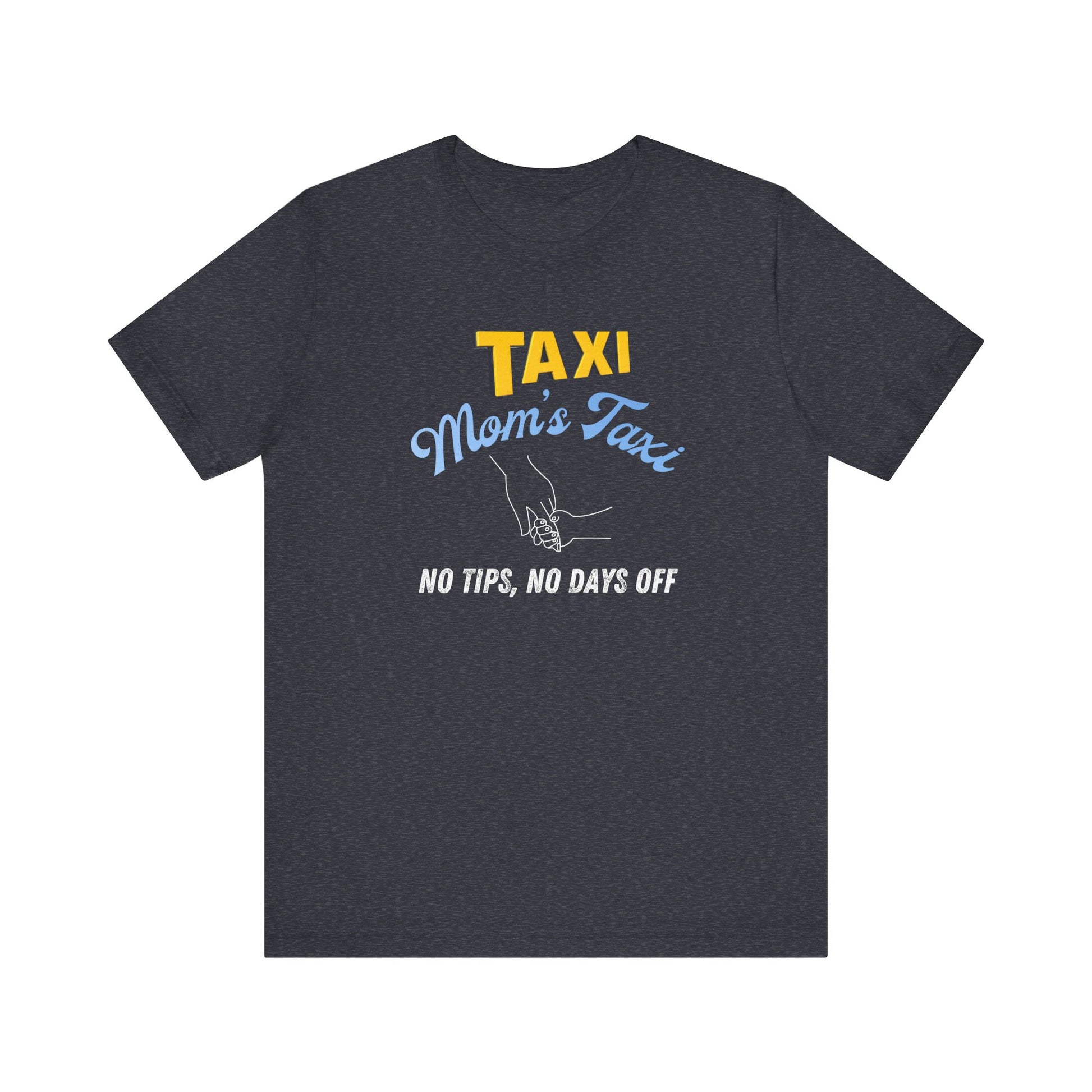 Mom's taxi shirt - heather navy