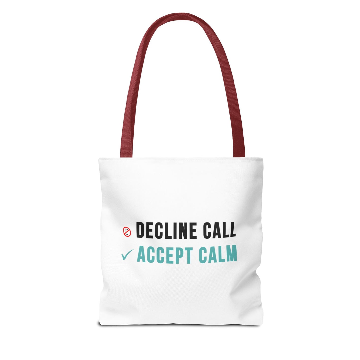 Wellness Tote Bag – Decline the Noise, Carry the Calm