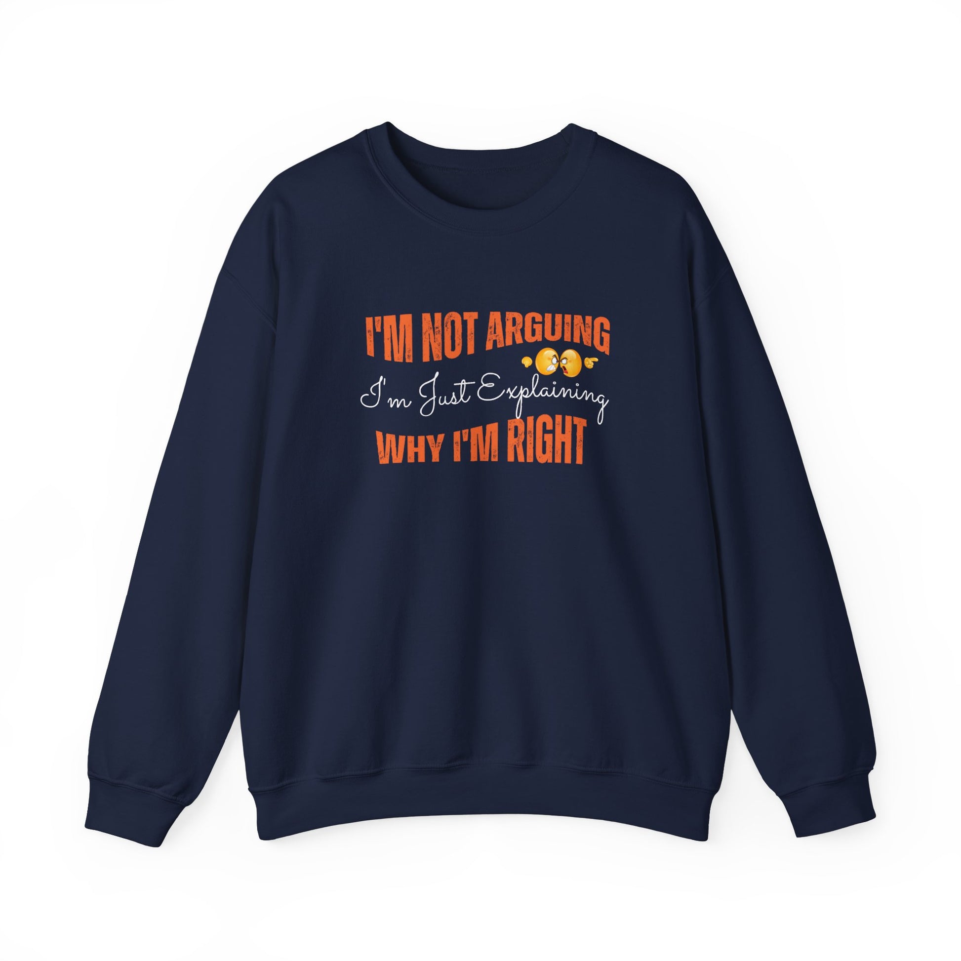 Sarcastic sweatshirt for work - navy