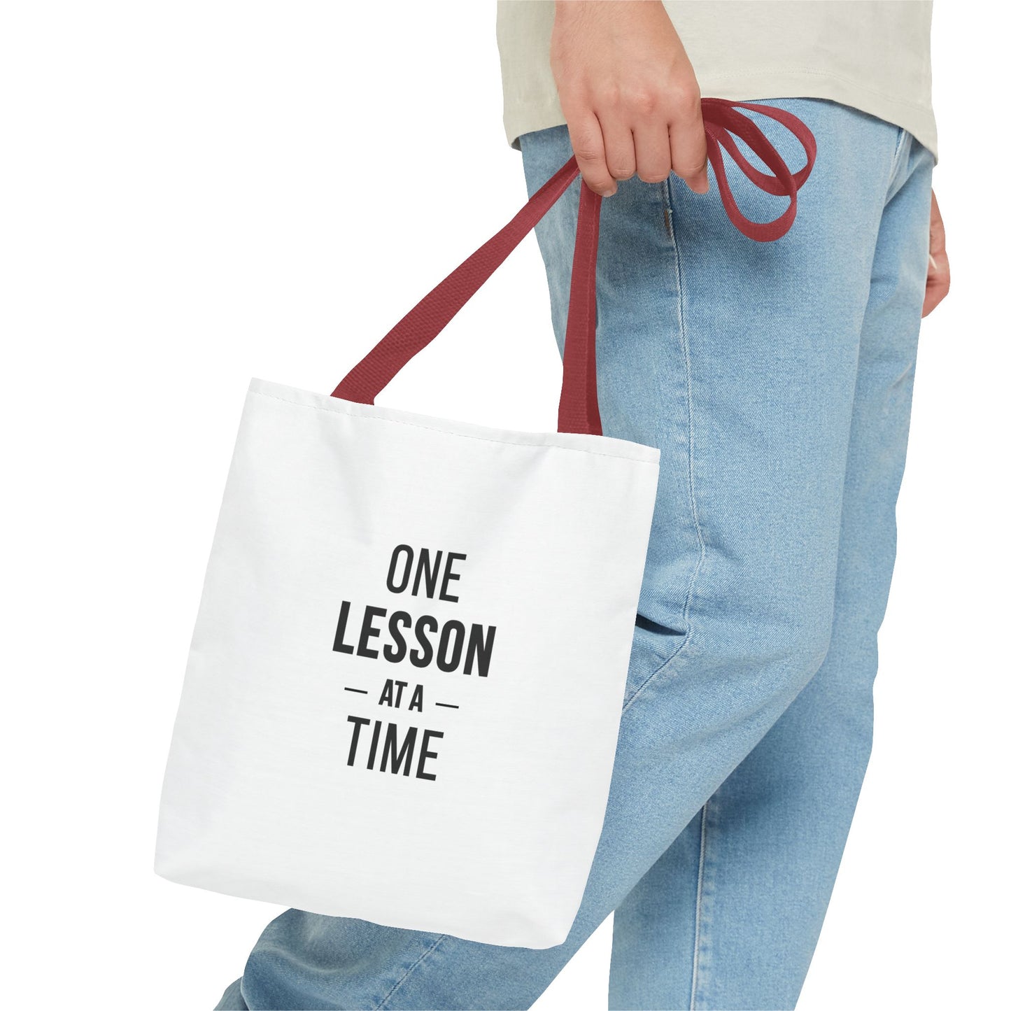 Teacher Gift Bags – One Lesson at a Time Inspirational Tote