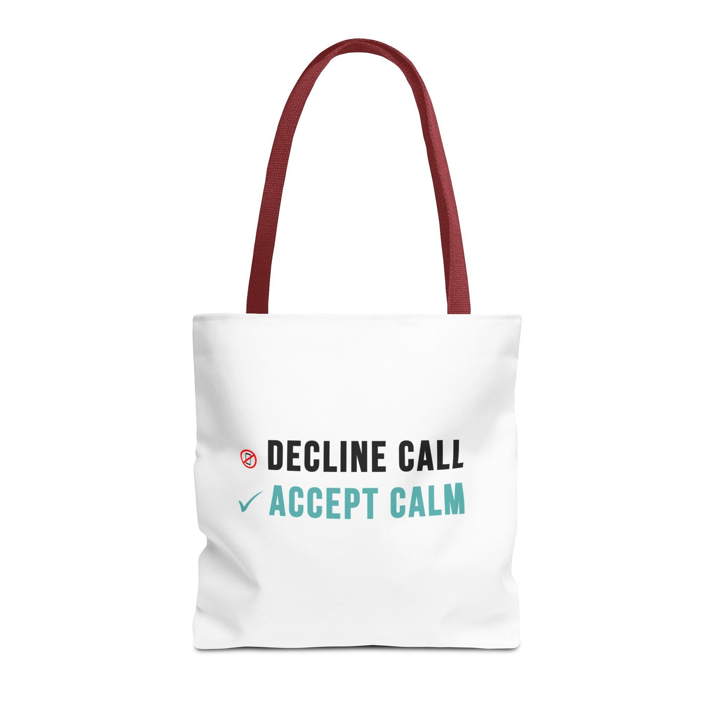 Wellness Tote Bag – Decline the Noise, Carry the Calm