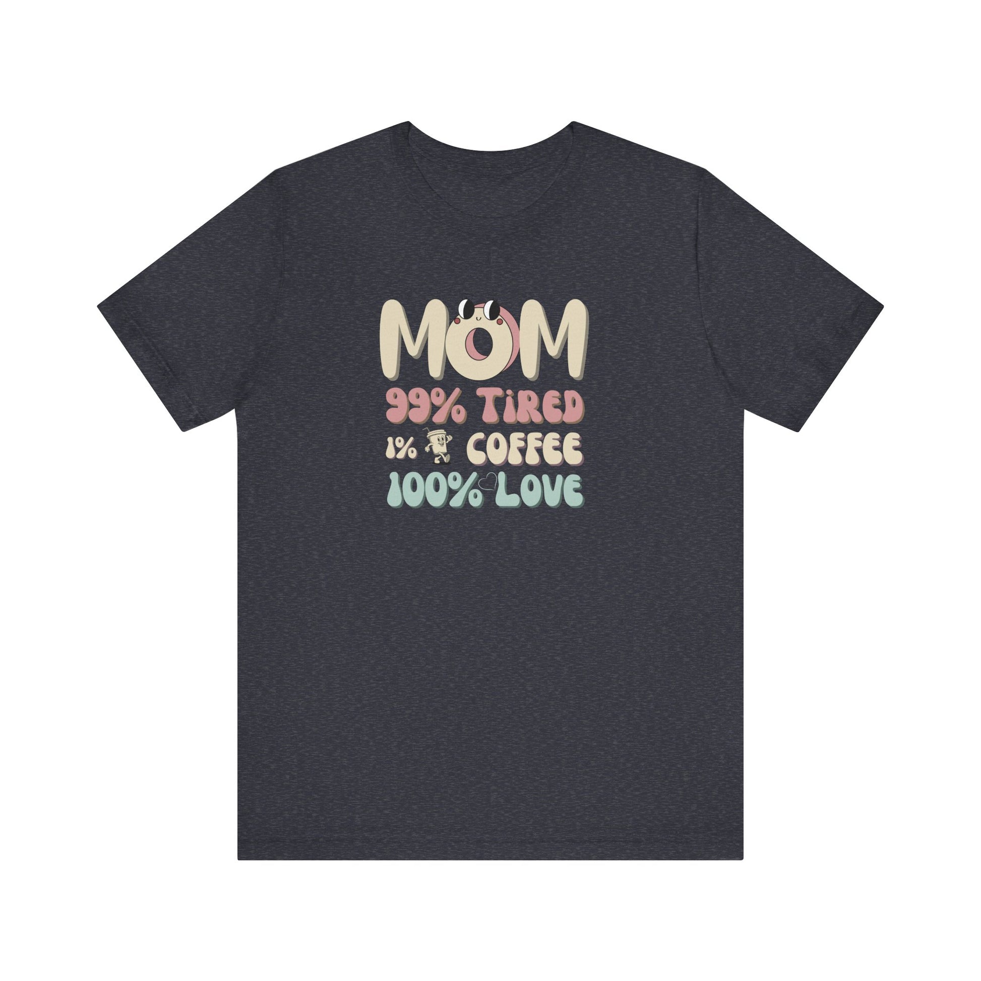 Funny mom t-shirt - heather navy