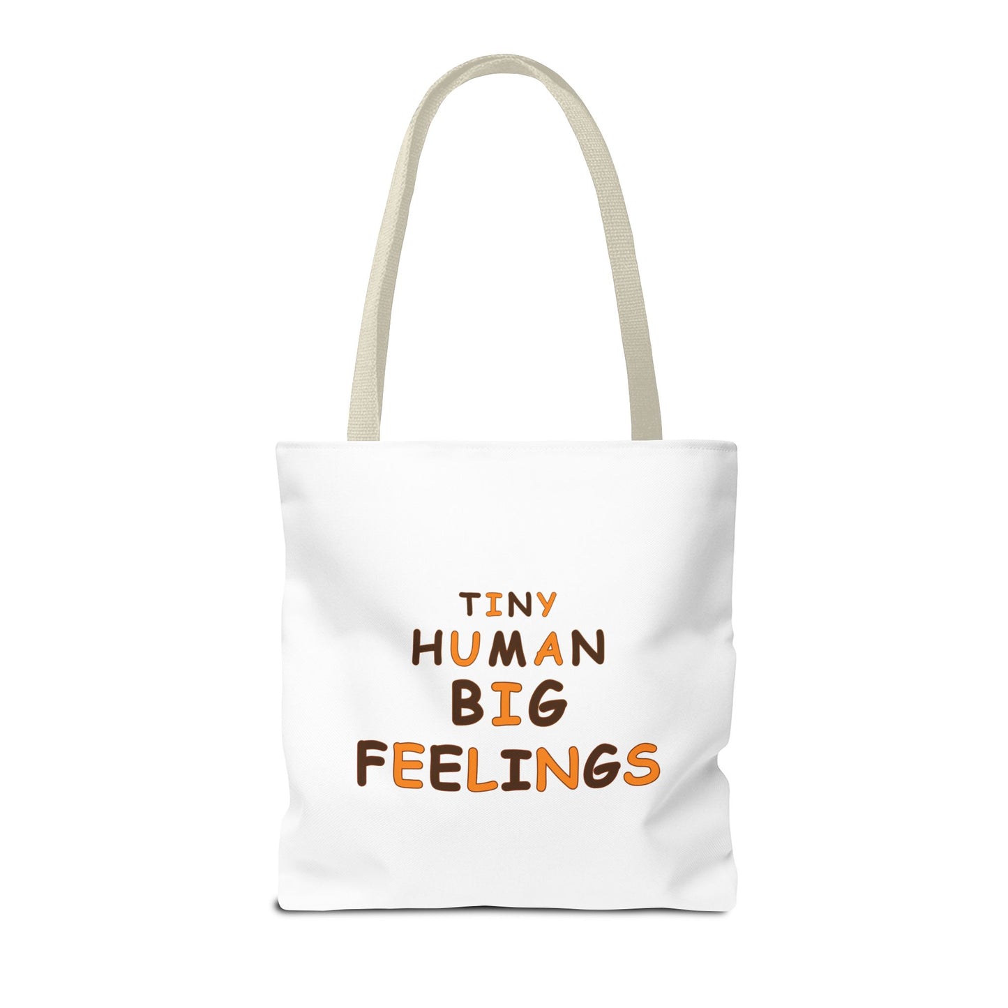 Teacher Tote Bag – Tiny Human Big Feelings Canvas Carryall