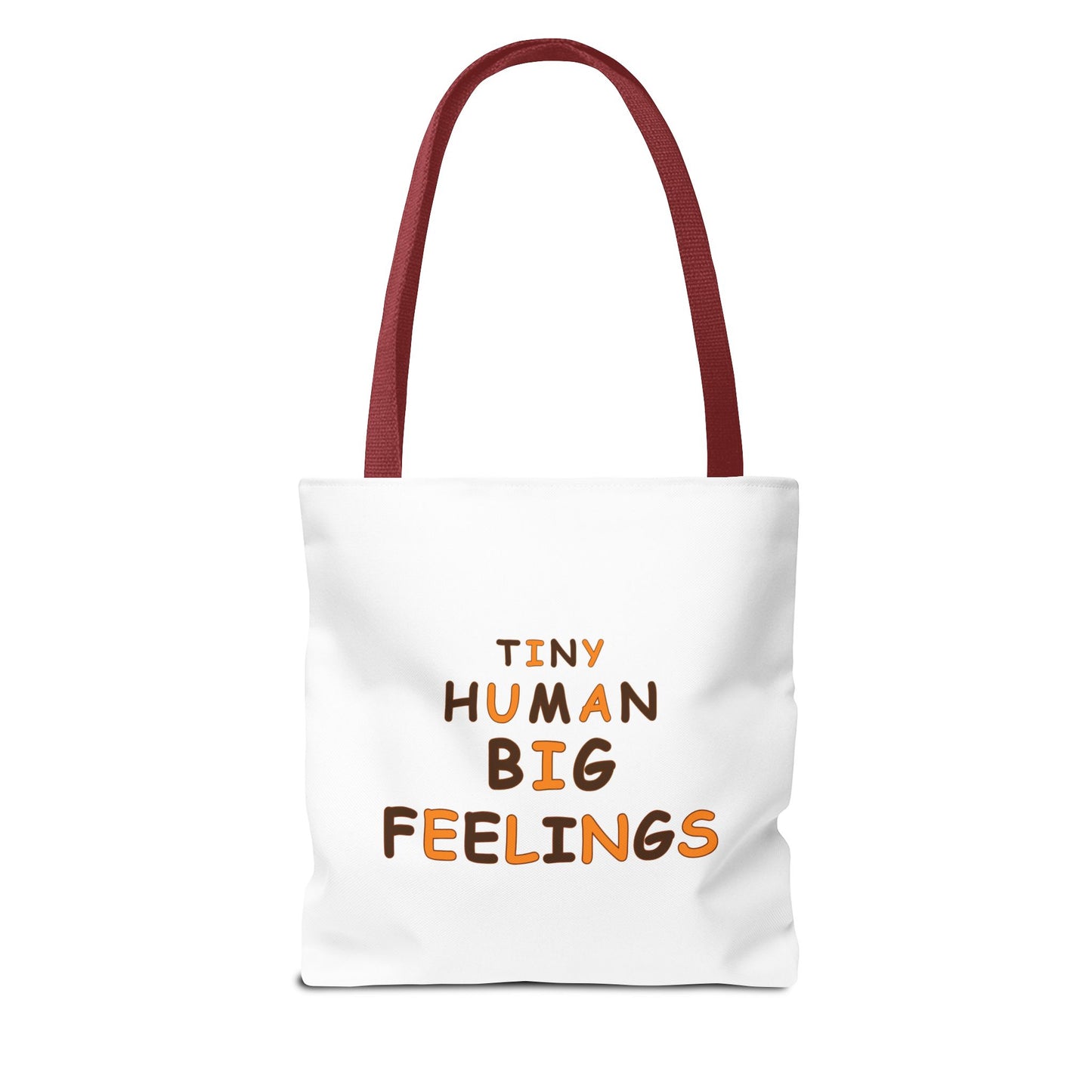 Teacher Tote Bag – Tiny Human Big Feelings Canvas Carryall