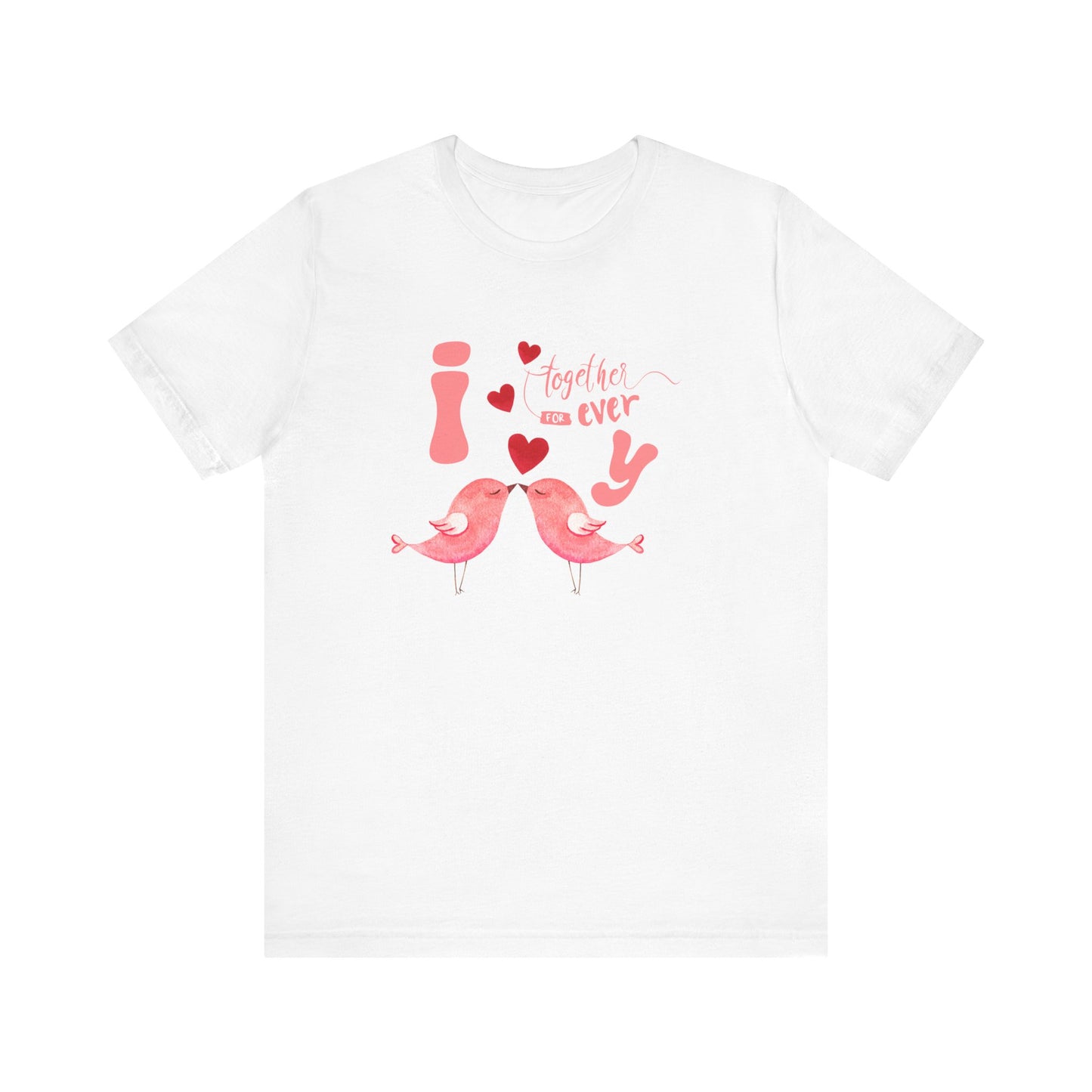 Forever love birds t-shirt - white