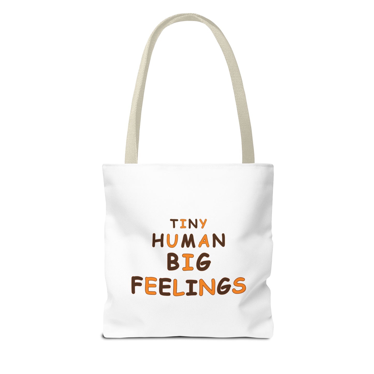 Teacher Tote Bag – Tiny Human Big Feelings Canvas Carryall
