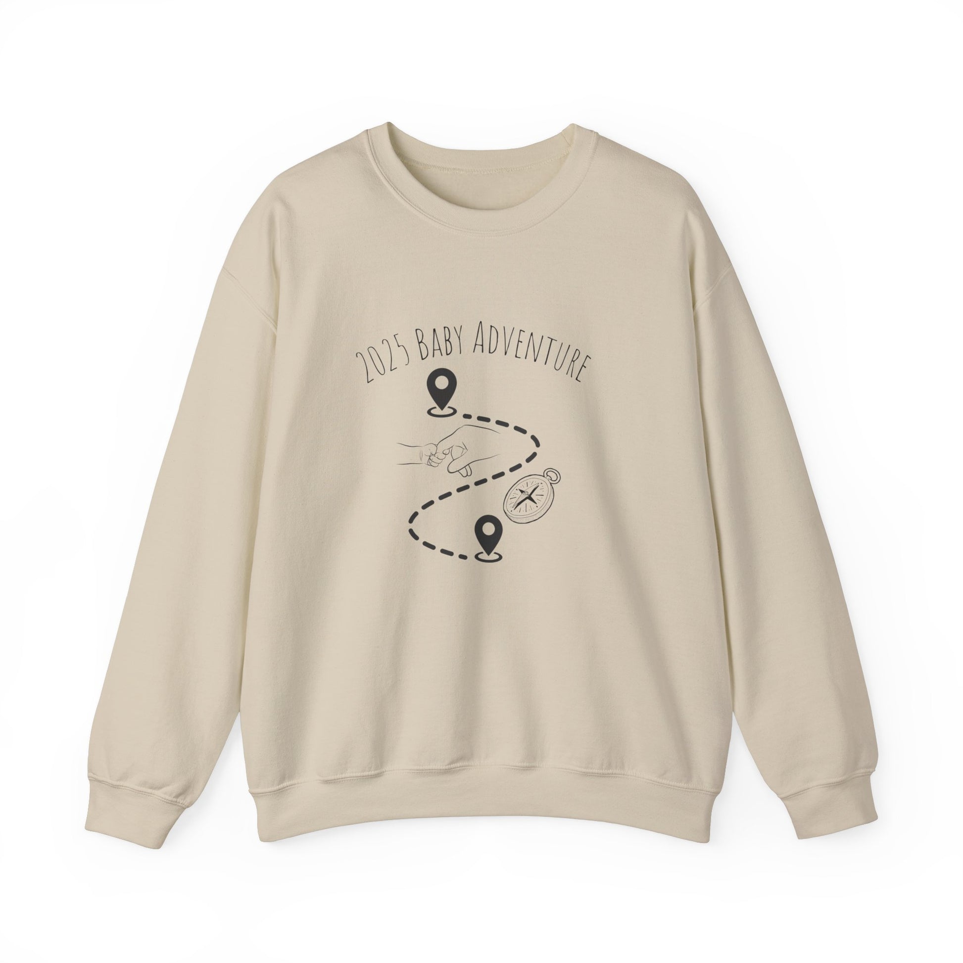 2025 Baby adventure sweatshirt - sand
