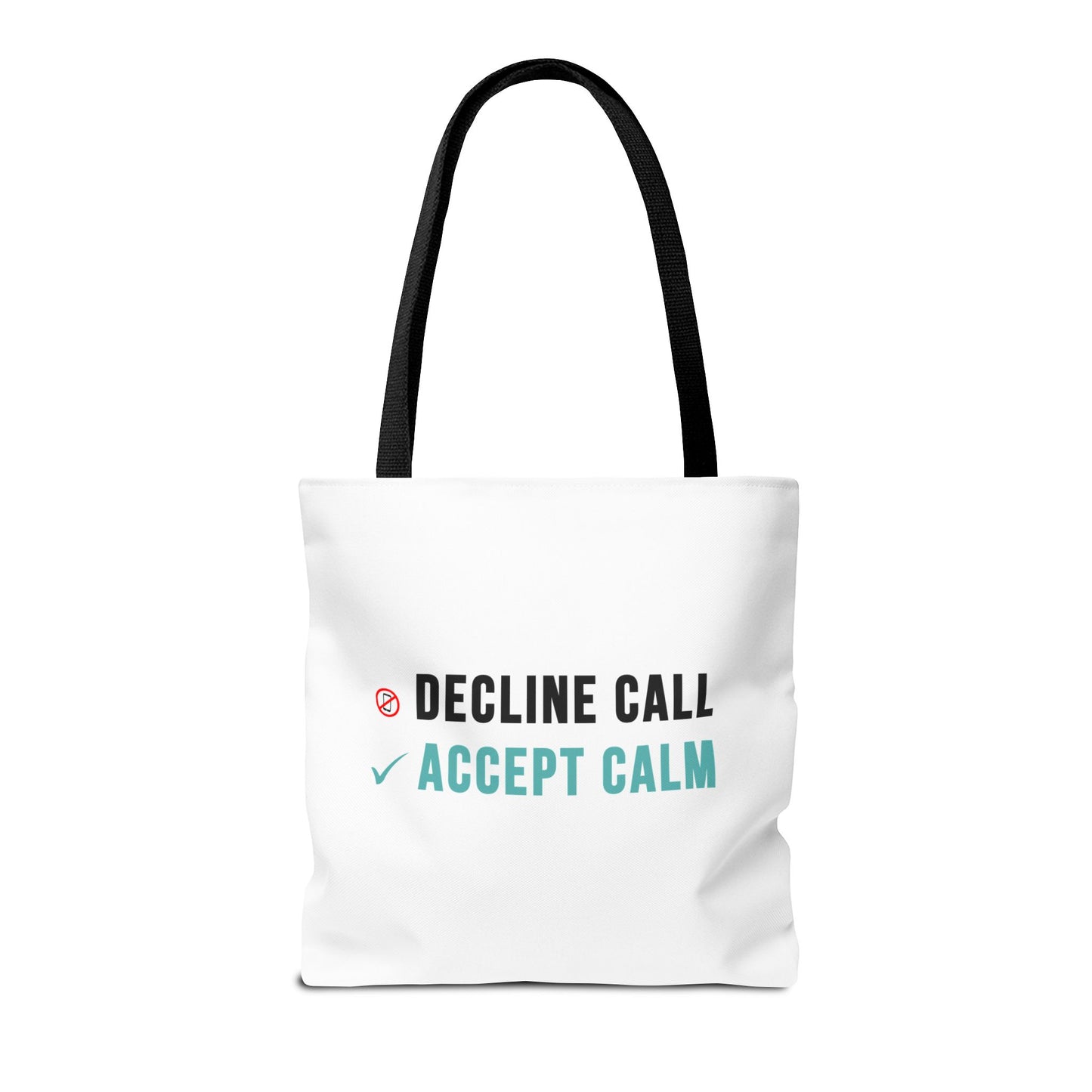 Wellness Tote Bag – Decline the Noise, Carry the Calm