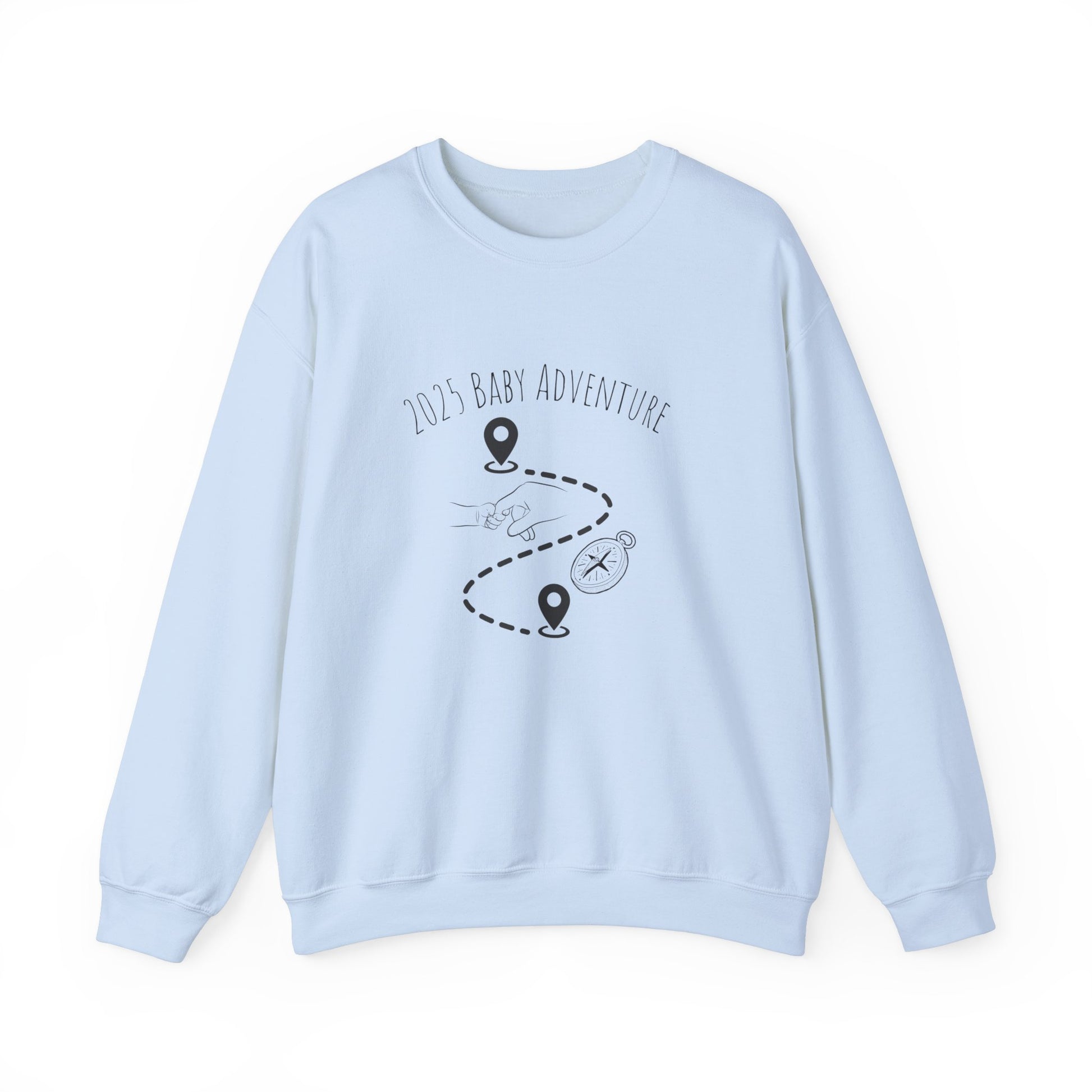 2025 Baby adventure sweatshirt - Light blue