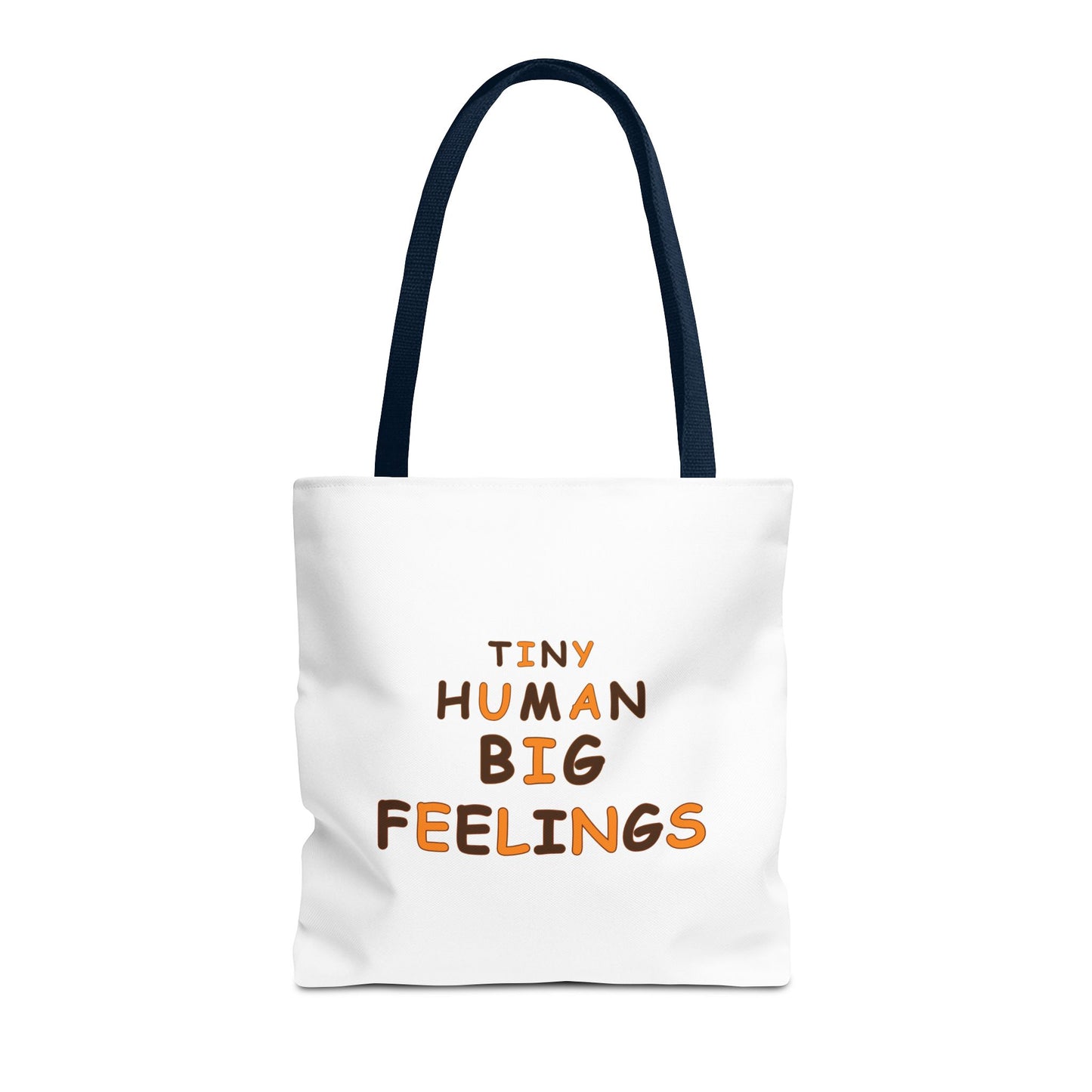 Teacher Tote Bag – Tiny Human Big Feelings Canvas Carryall