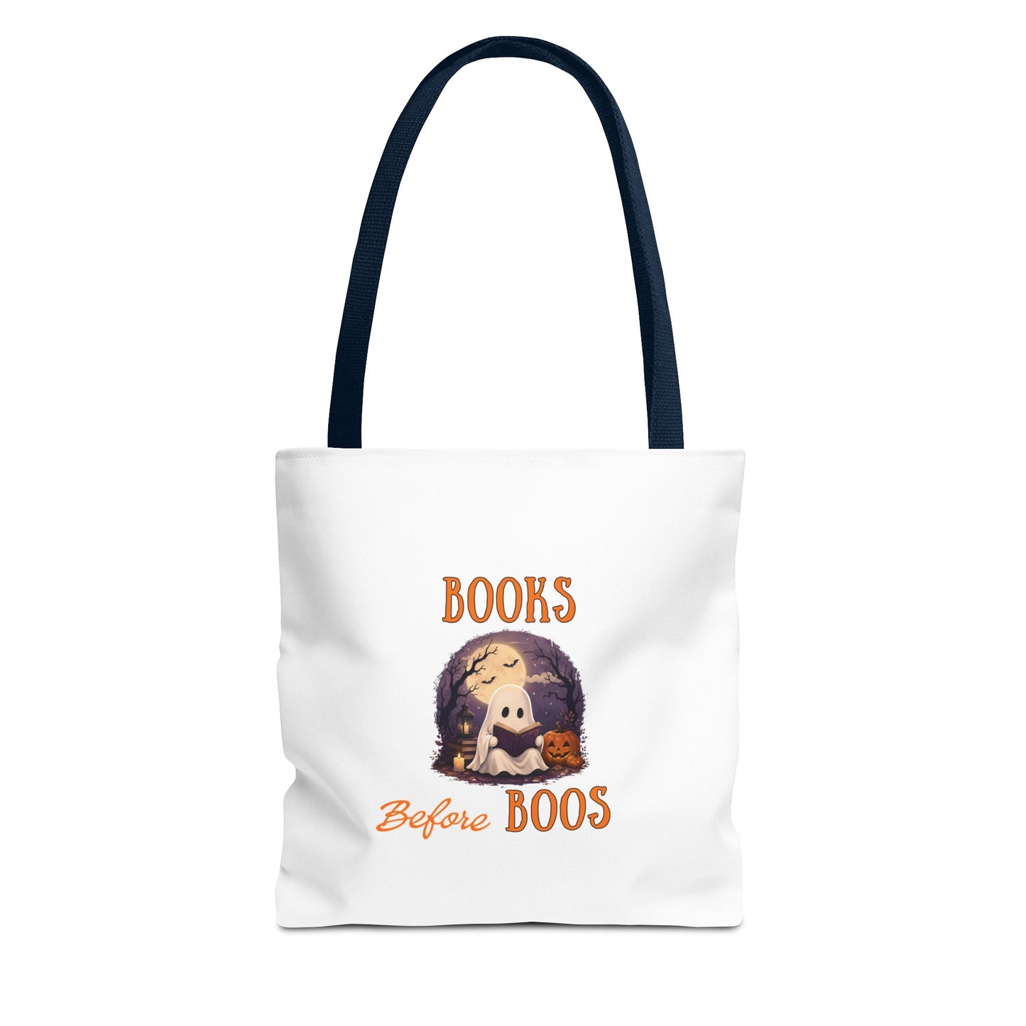Halloween Tote Bag – Books Before Boos Book Lover Carryall