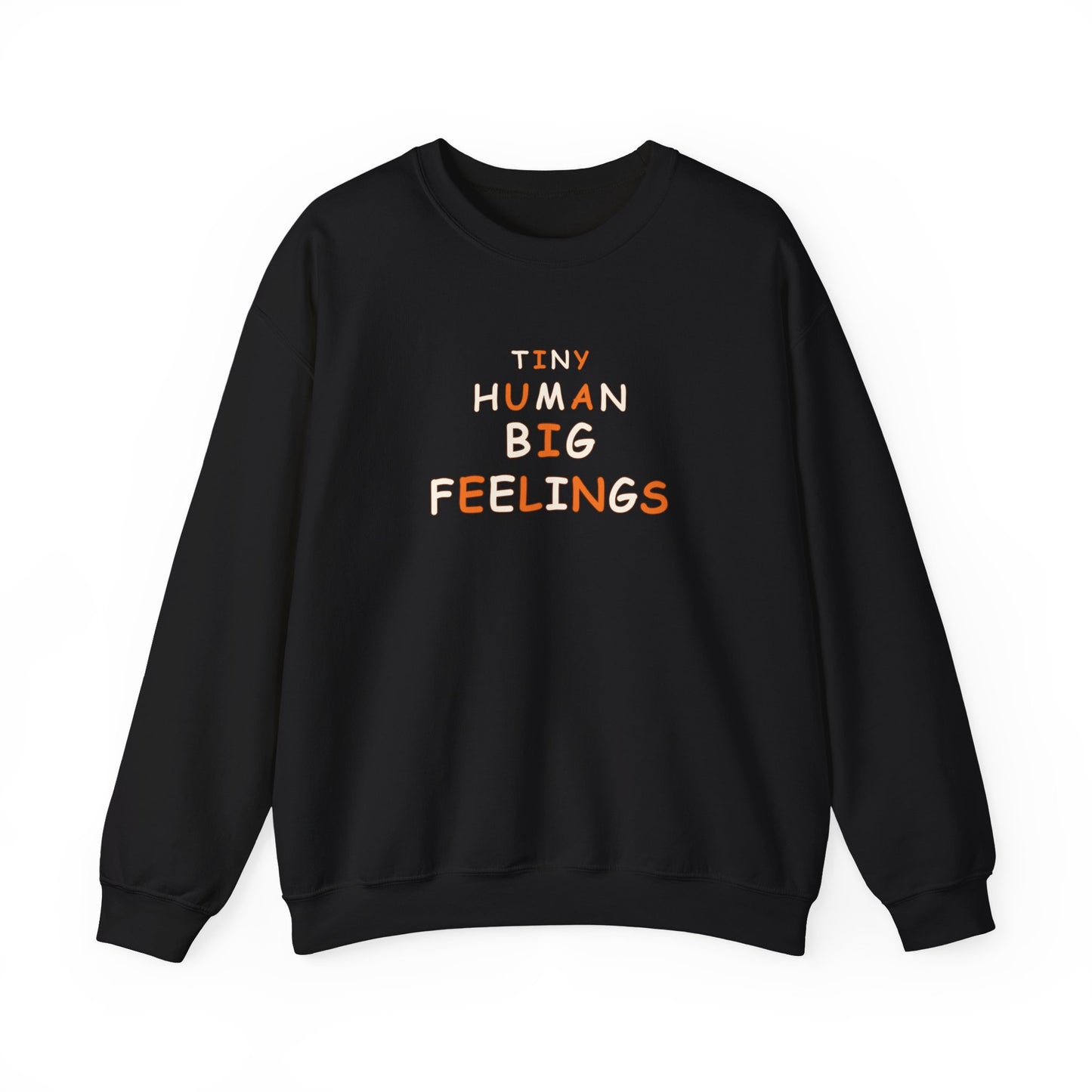 Teacher Sweatshirt – Tiny Human Big Feelings Pullover