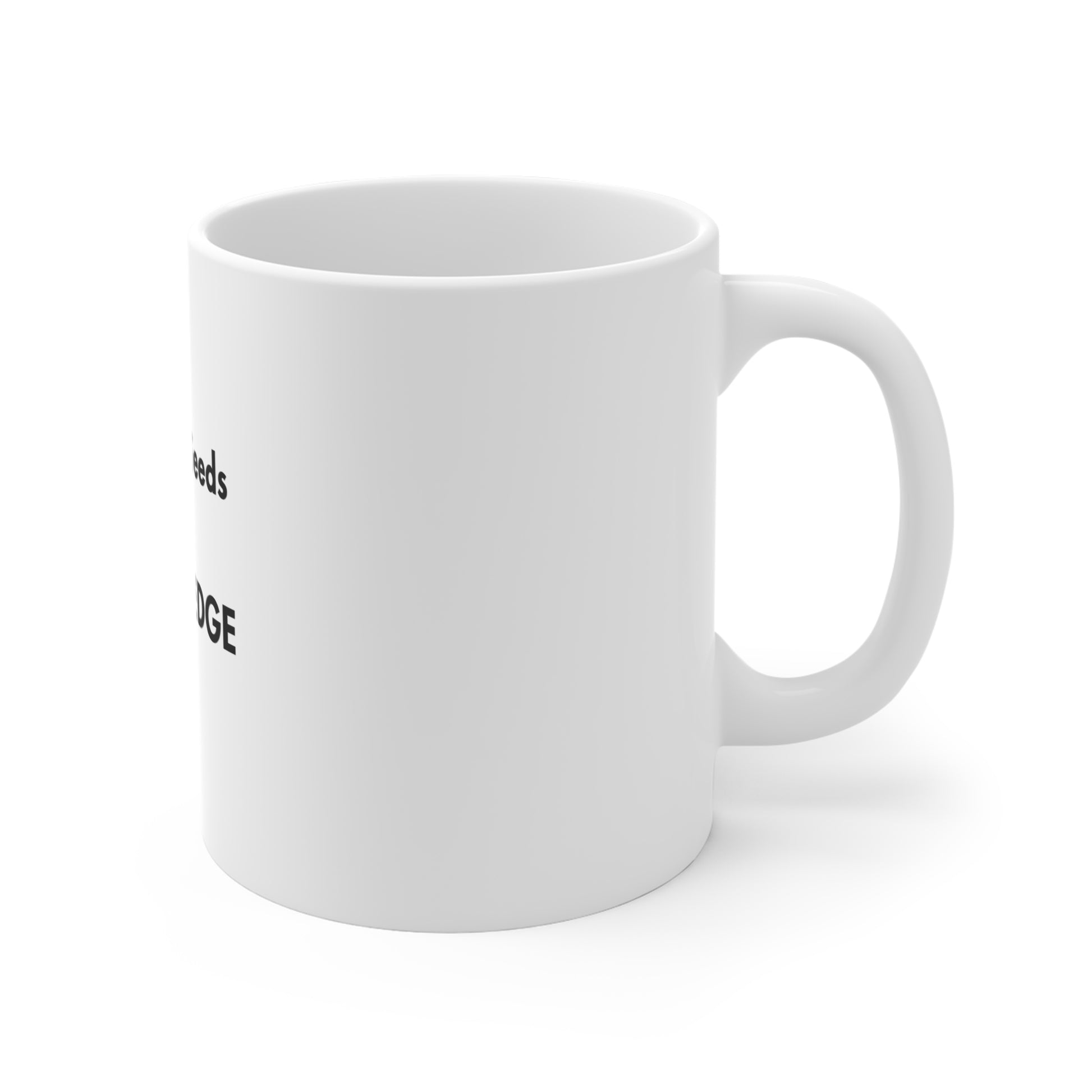 Right side of a white mug with text 'Planting Seeds of Knowledge' on a white background