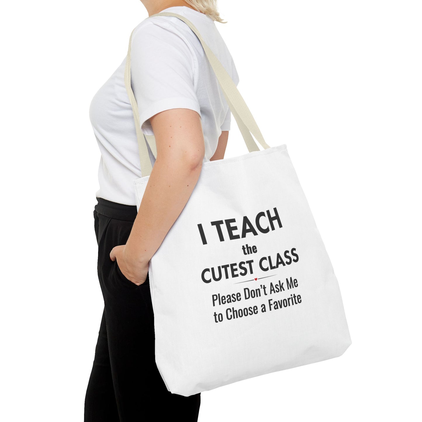 Teacher Canvas Bag – I Teach the Cutest Class Tote