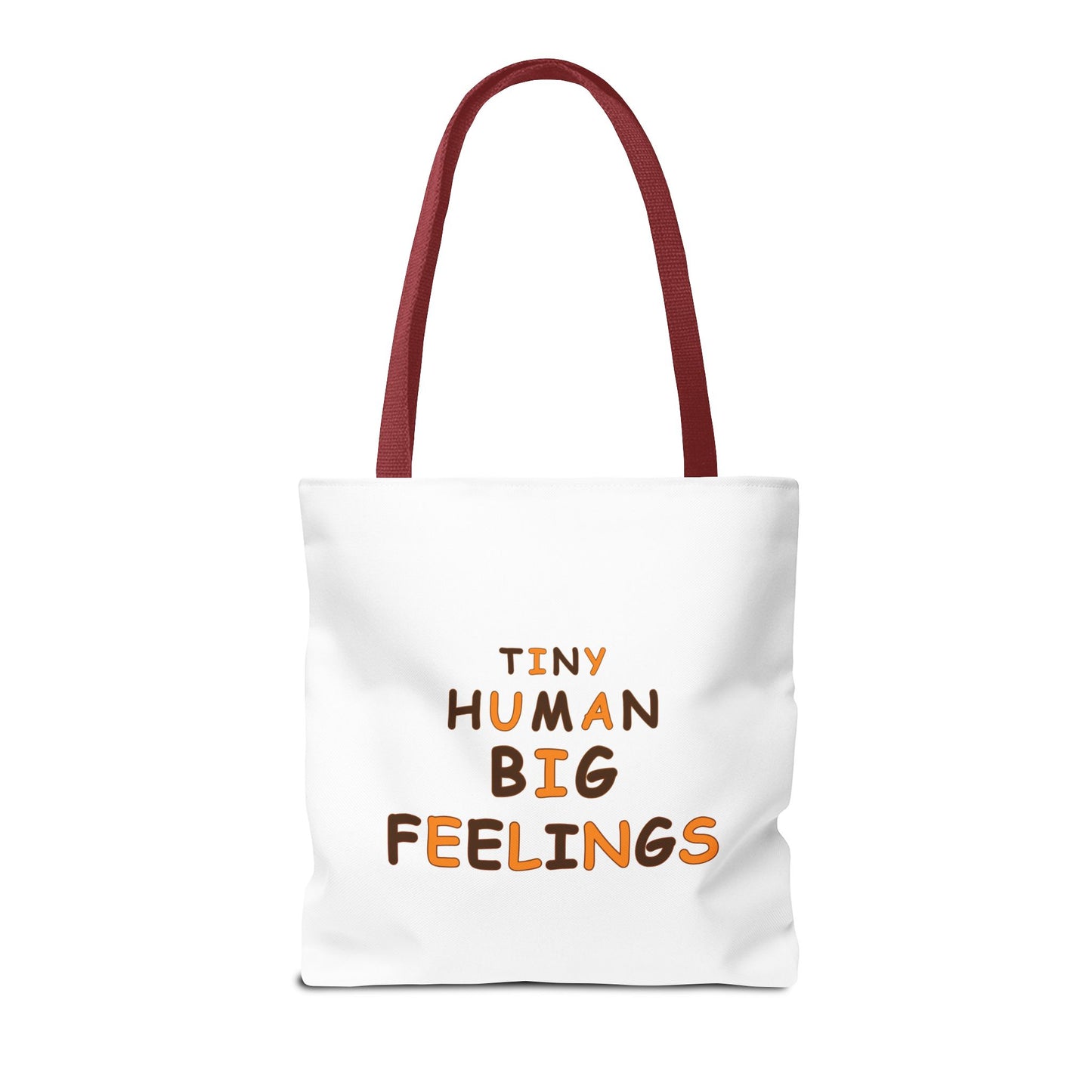 Teacher Tote Bag – Tiny Human Big Feelings Canvas Carryall