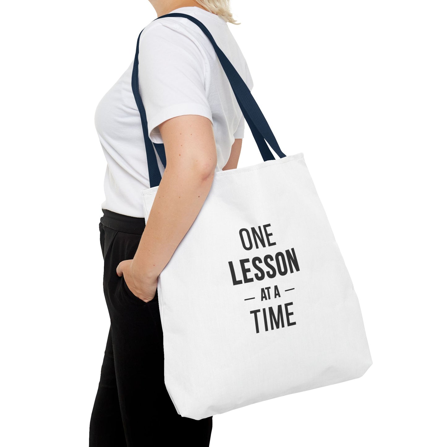 Teacher Gift Bags – One Lesson at a Time Inspirational Tote