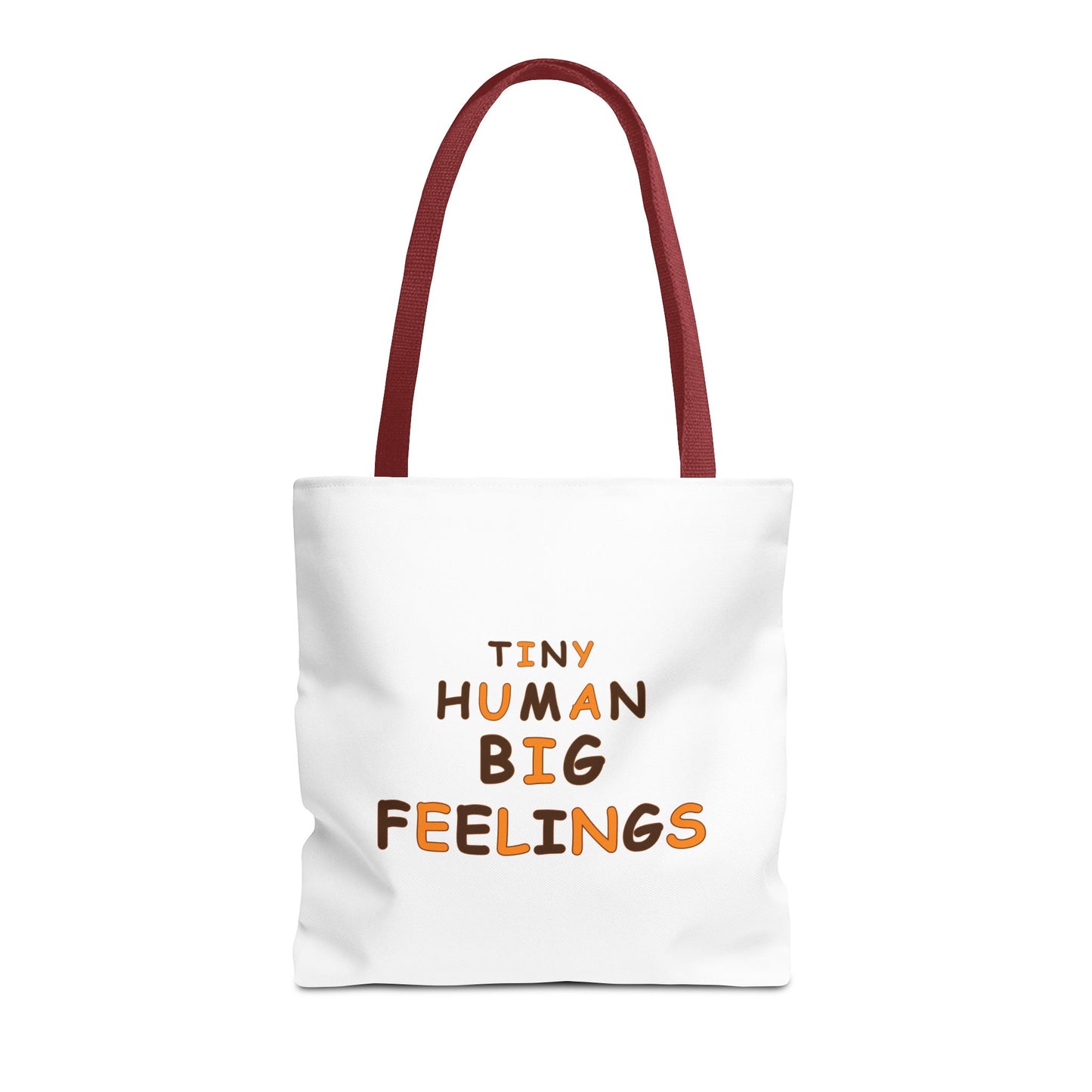 Teacher Tote Bag – Tiny Human Big Feelings Canvas Carryall