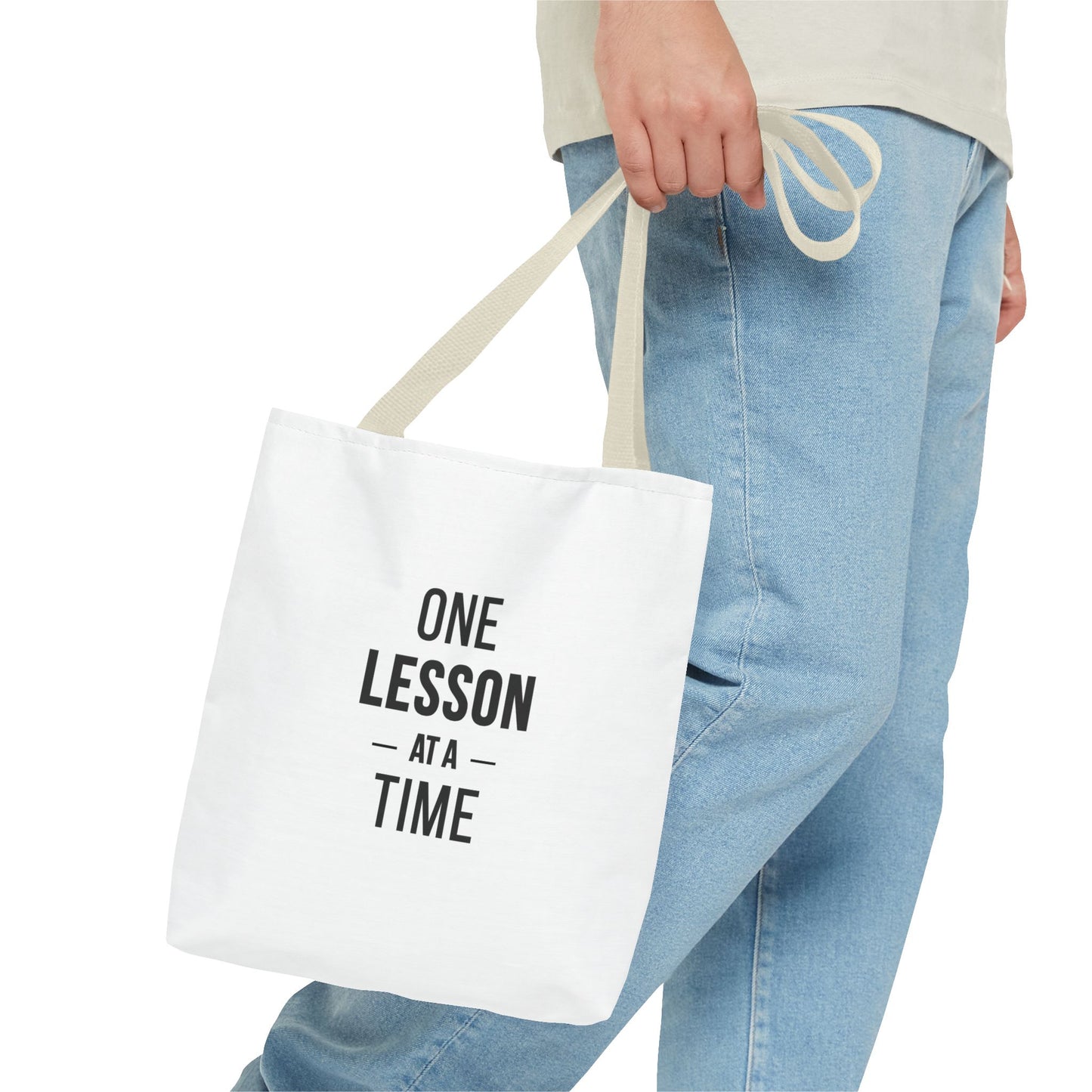 Teacher Gift Bags – One Lesson at a Time Inspirational Tote