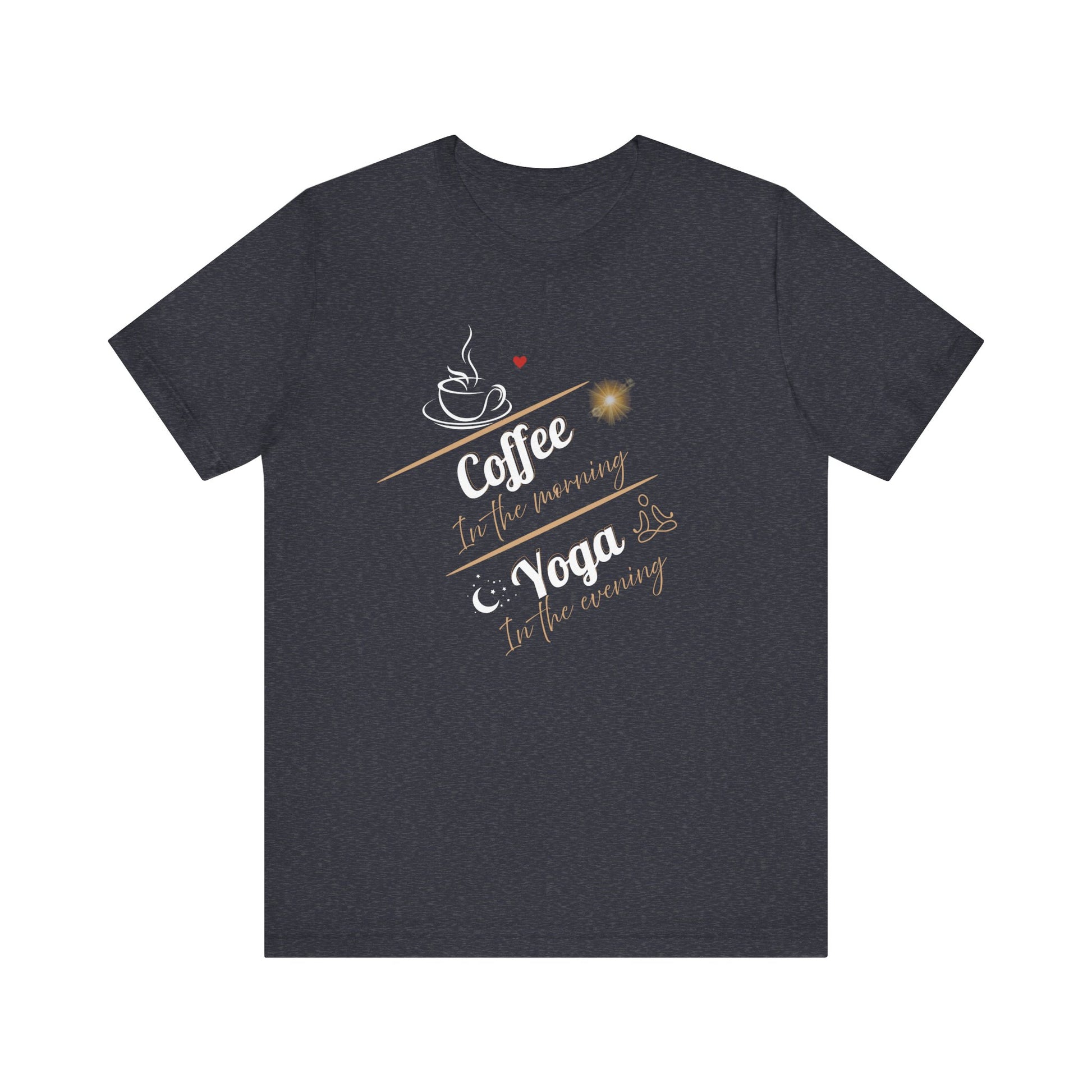 Casual comfort tee - Heather navy