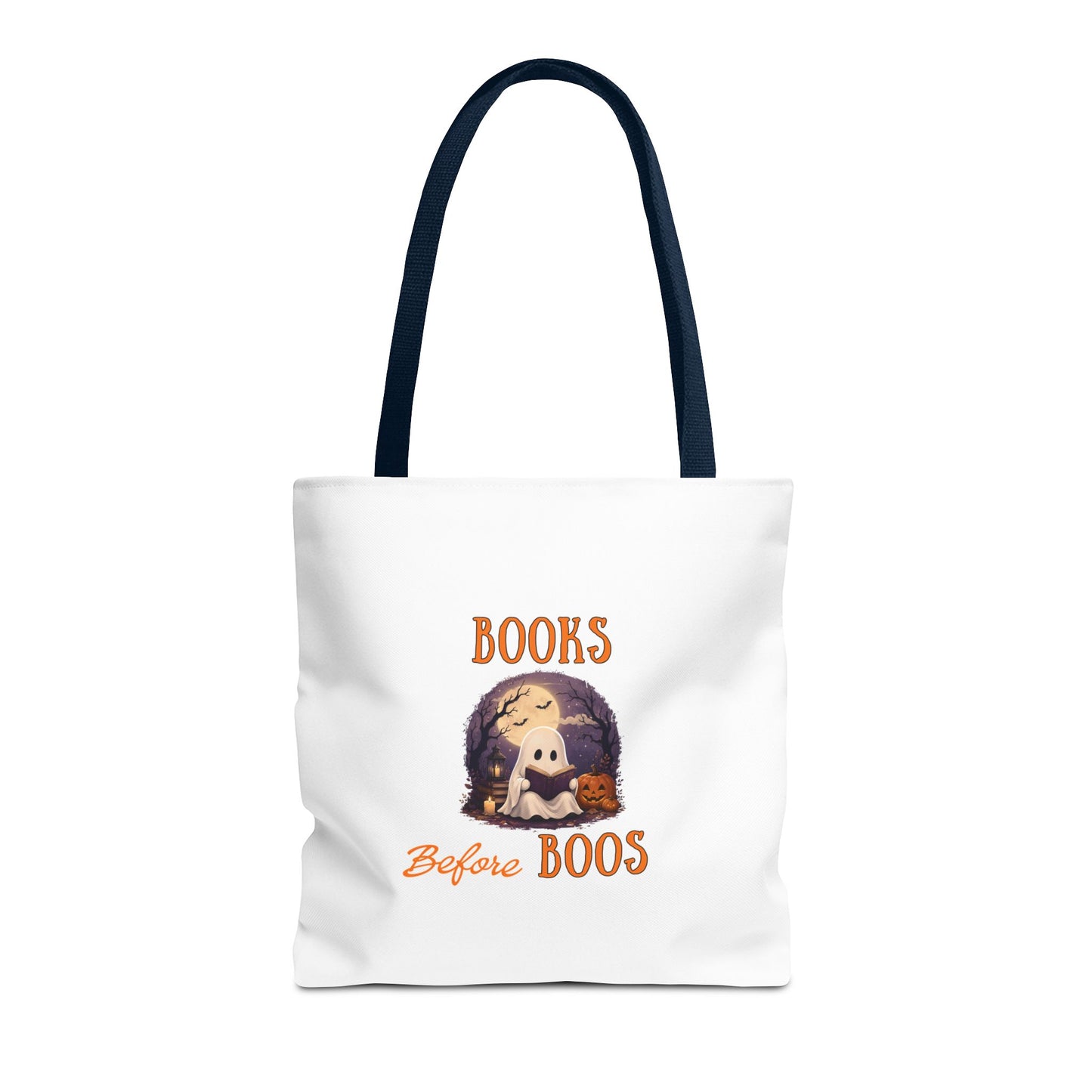 Halloween Tote Bag – Books Before Boos Book Lover Carryall