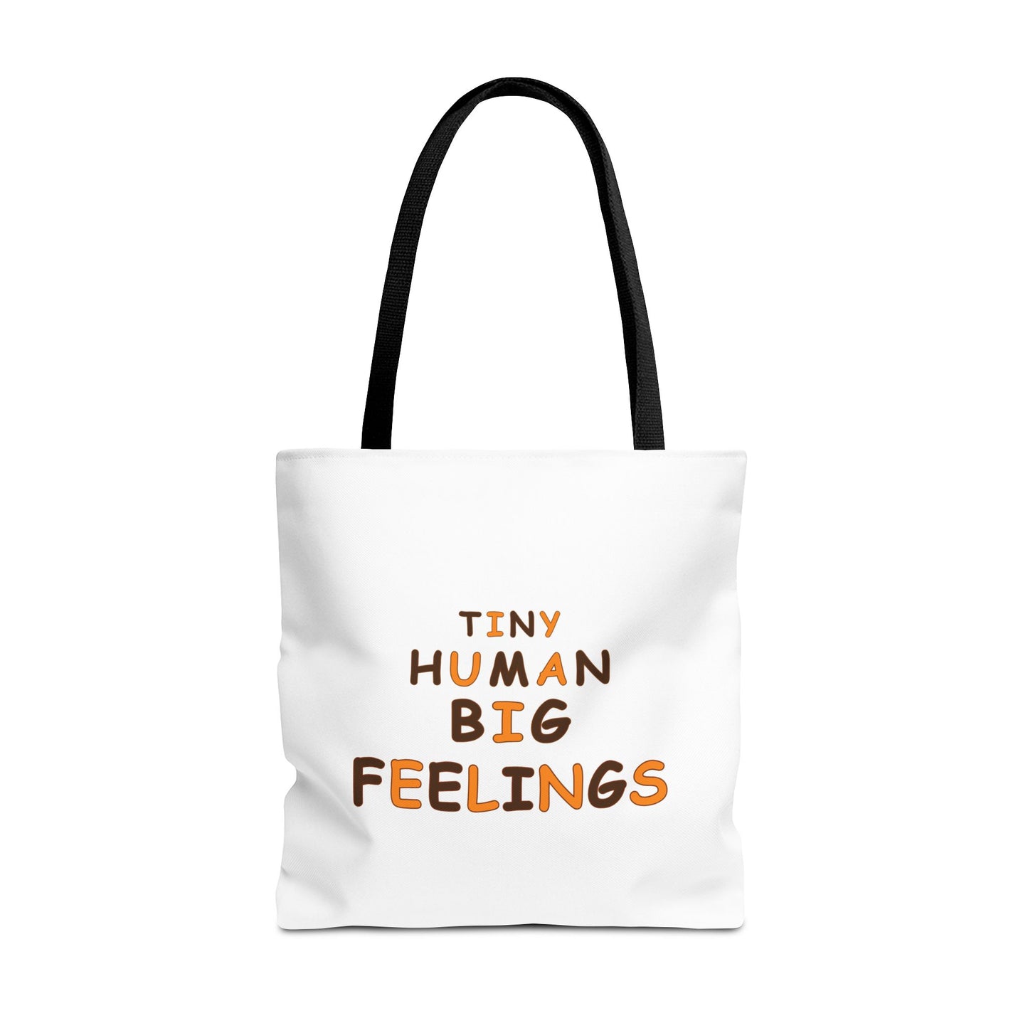 Teacher Tote Bag – Tiny Human Big Feelings Canvas Carryall