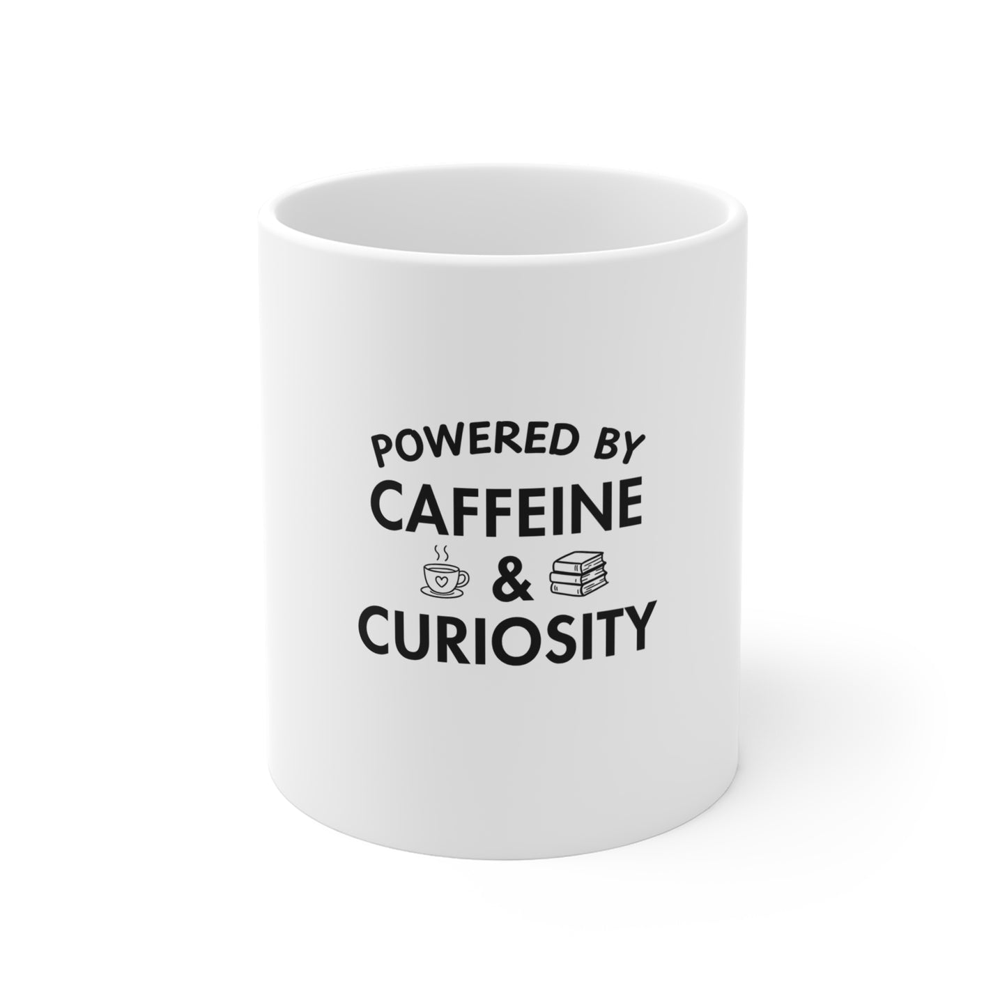 Bookish Mugs – Powered by Caffeine & Curiosity Coffee Cup