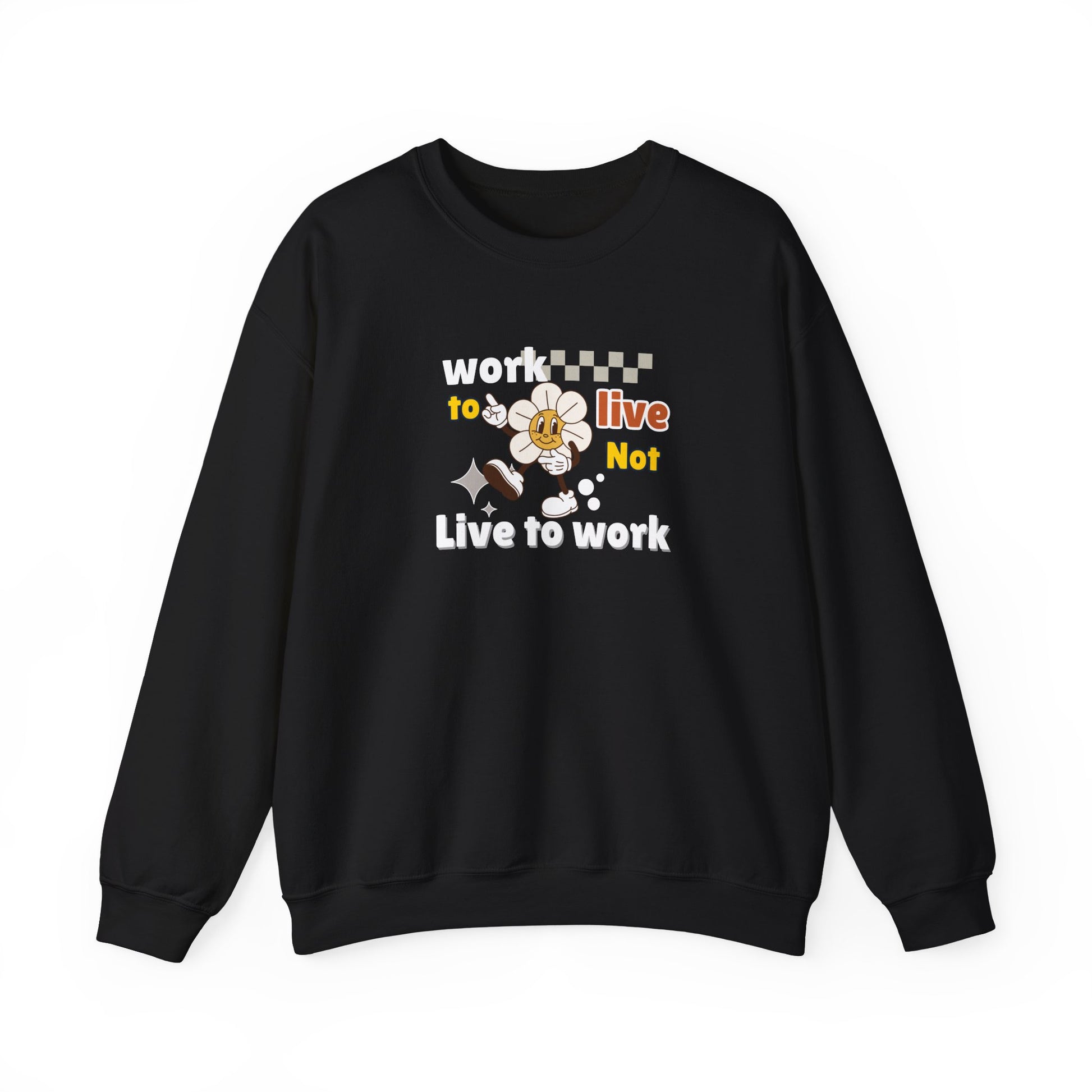 Inspirational sweatshirt - black