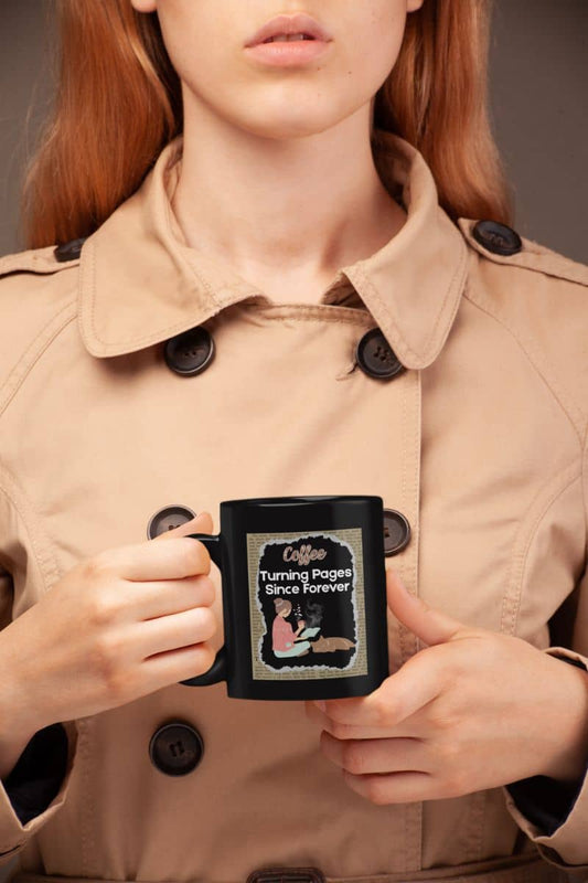 Cute coffee mug for book lovers