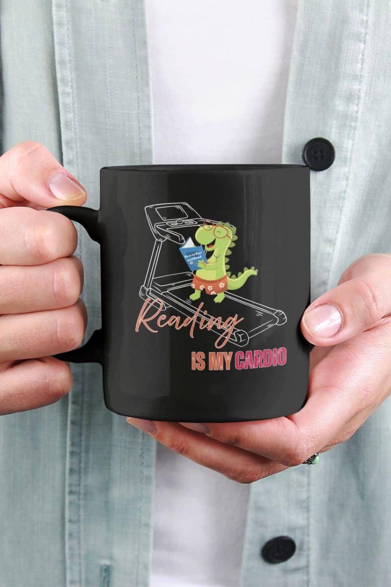 Late night reading mug for bookworms
