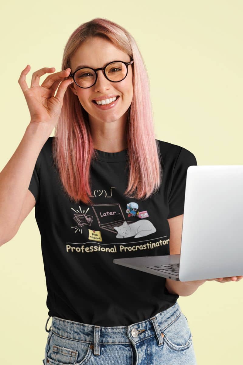 sarcastic office tee for the professional procrastinator